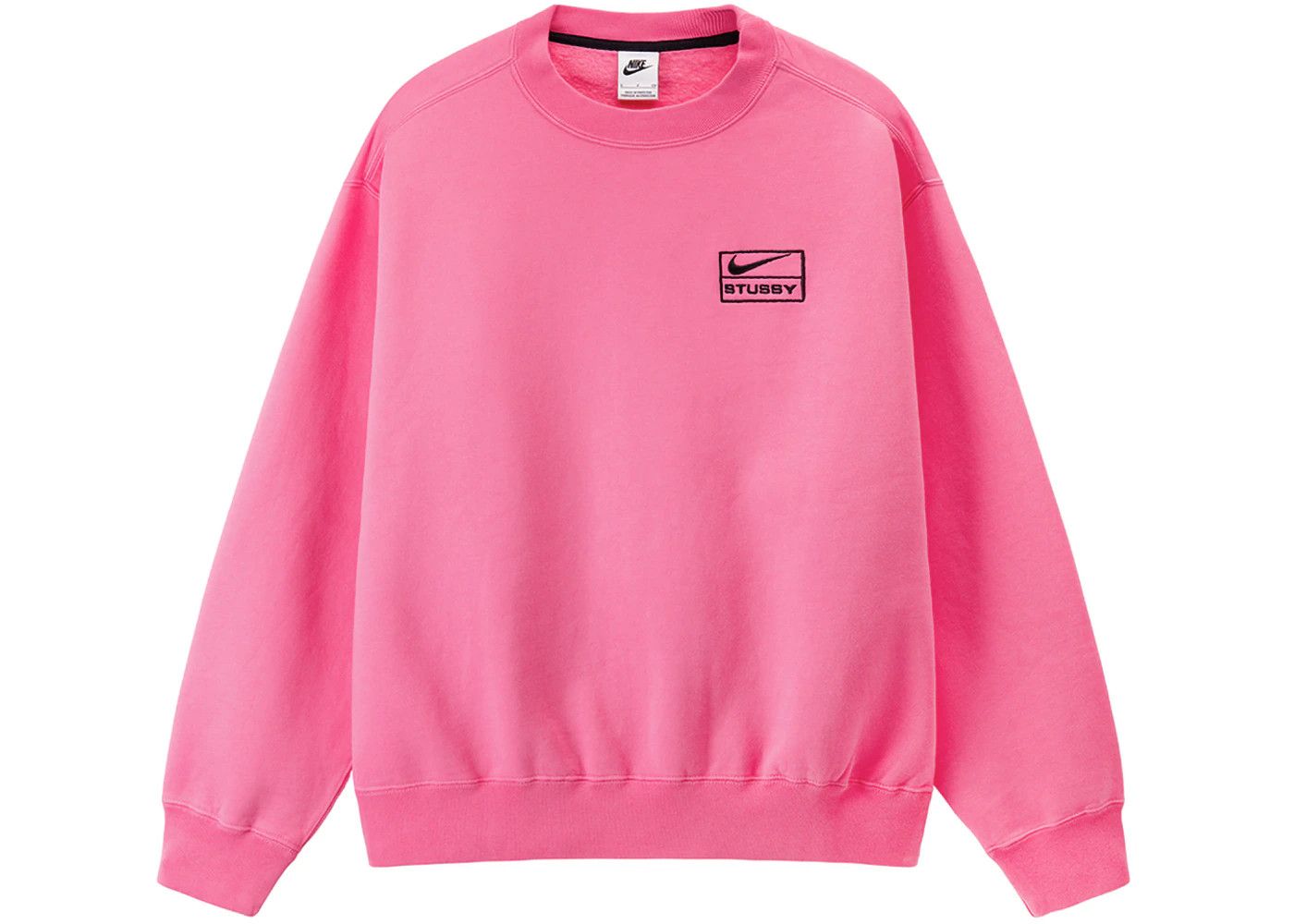 Nike STÜSSY x NIKE NRG WASHED FLEECE CREW | Grailed