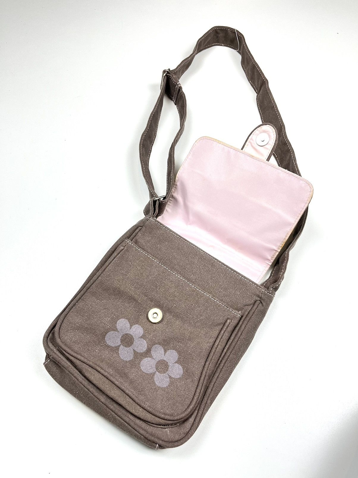 Japanese Brand y2k Flowers Crossbody Bag Messenger Vintage Size ONE SIZE - 3 Thumbnail
