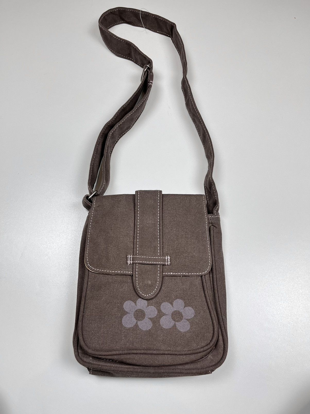 Japanese Brand y2k Flowers Crossbody Bag Messenger Vintage Size ONE SIZE - 2 Thumbnail