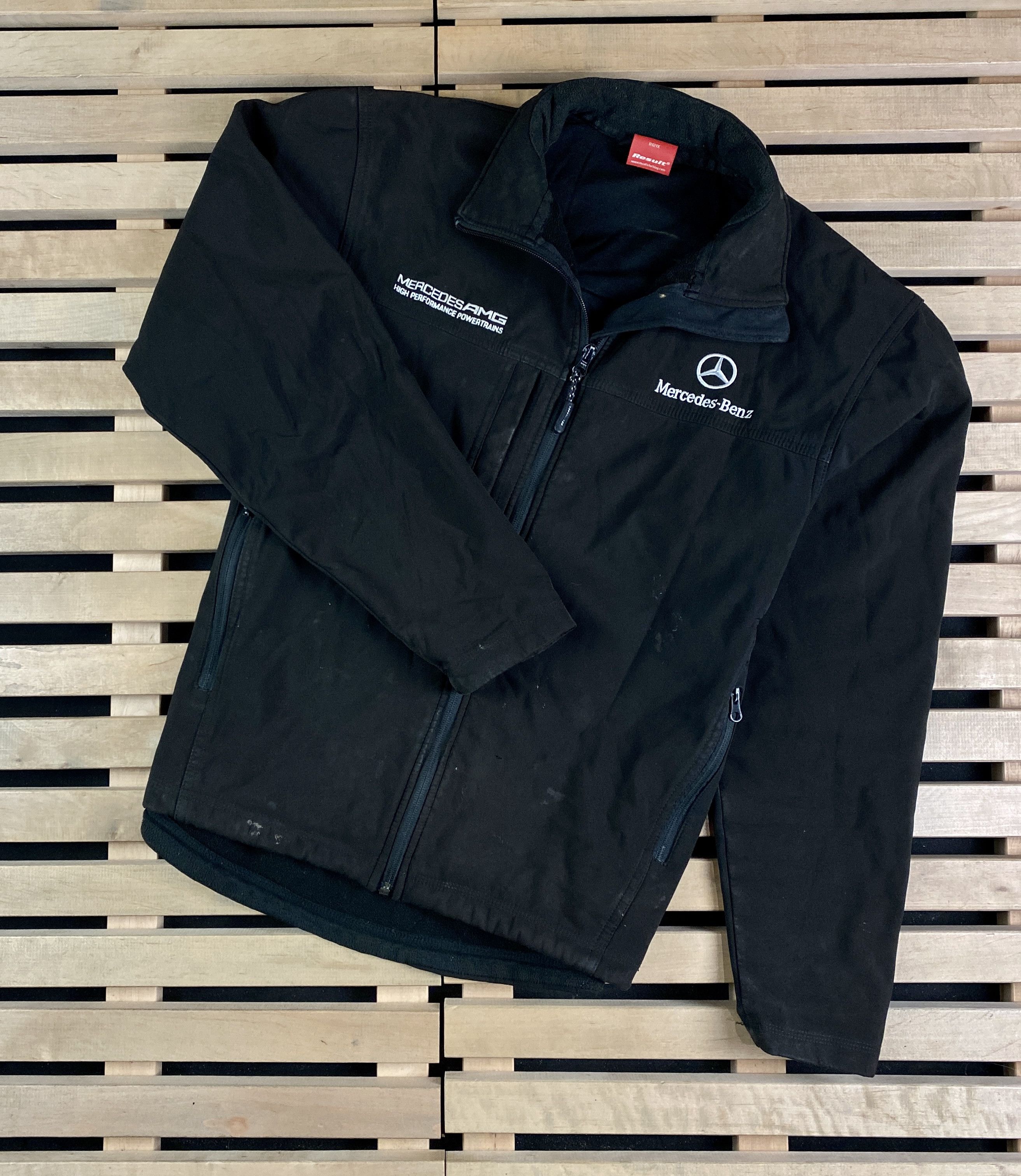 Men's Racing Bomber Jacket Mercedes Bens AMG Size S