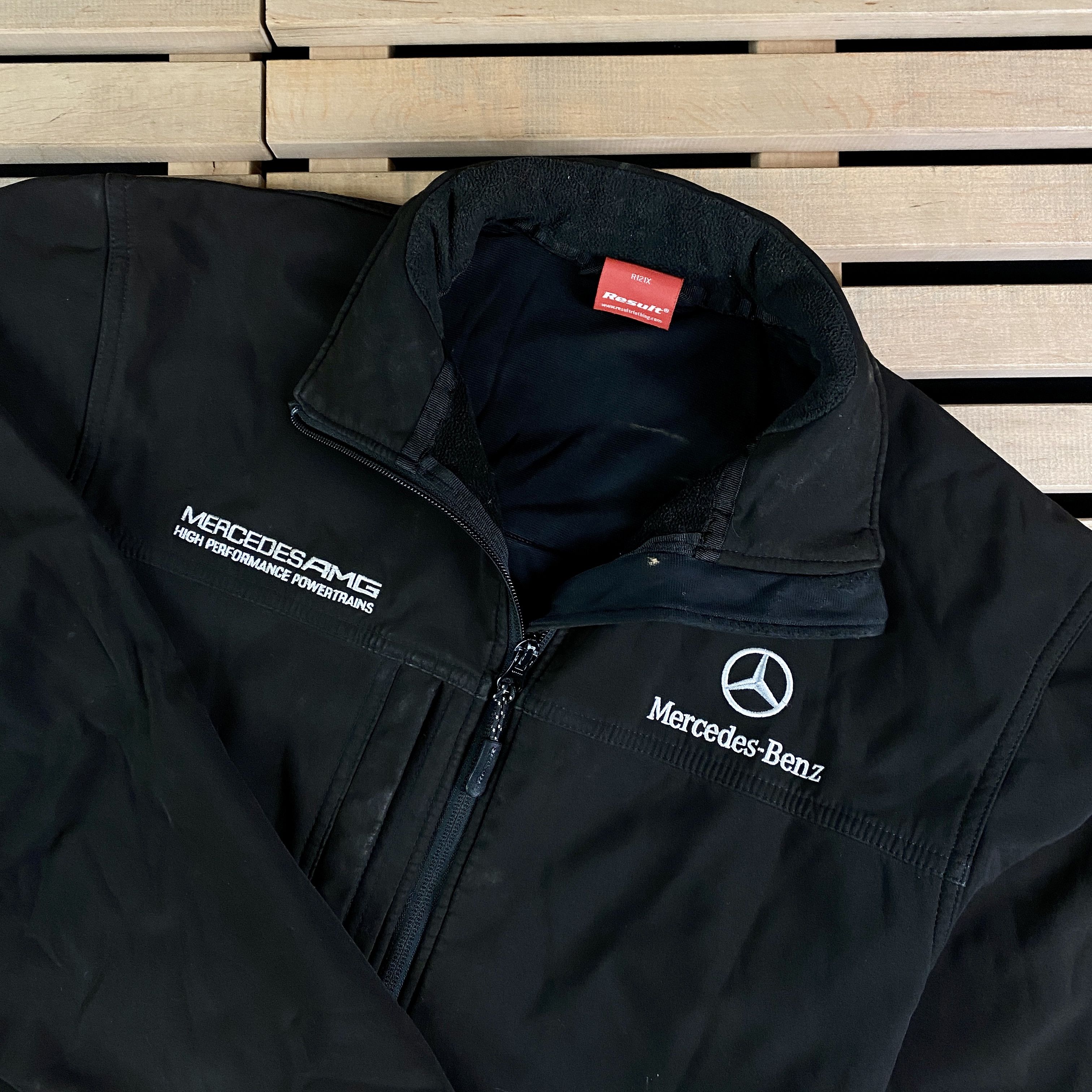 Mercedes-Benz Men’s Racing Bomber Jacket Mercedes Bens AMG Size S Size US S / EU 44-46 / 1 - 2 Thumbnail