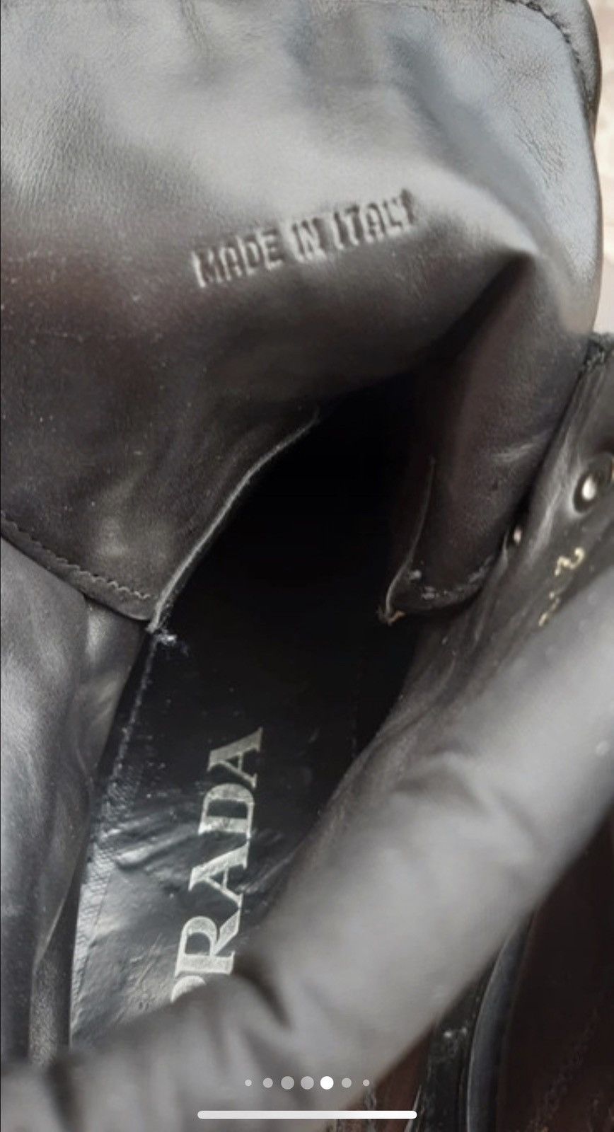 Prada Vintage PRADA front buckle strap boots Size US 7 / EU 40 - 8 Thumbnail