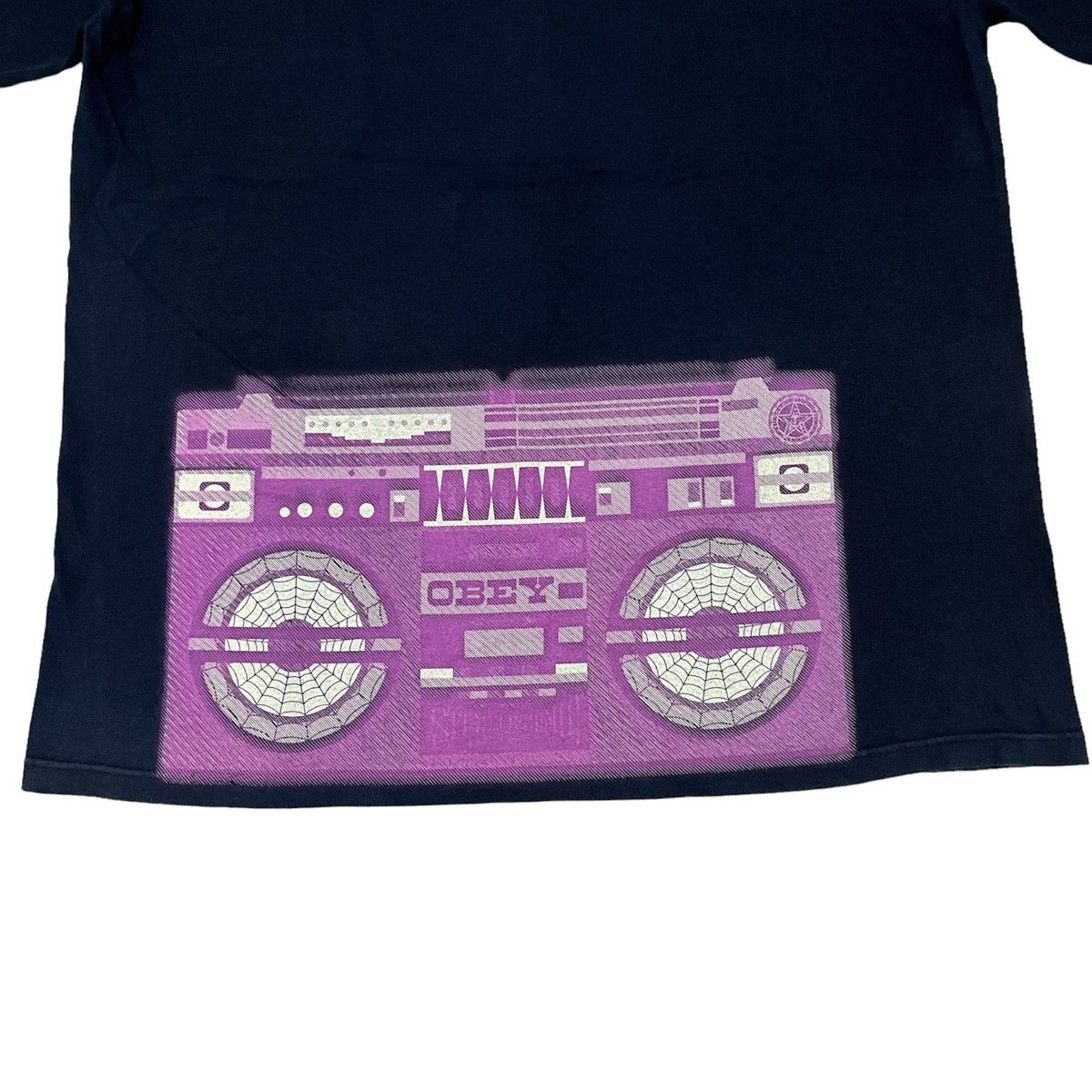 Obey Obey Streophonic Nice Design T Shirt Size US XL / EU 56 / 4 - 3 Thumbnail