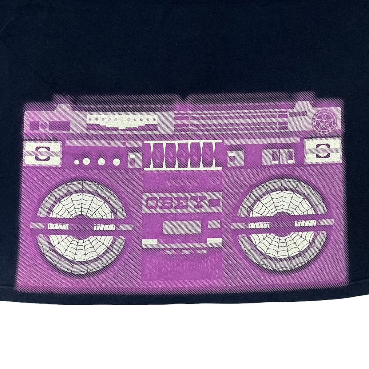 Obey Obey Streophonic Nice Design T Shirt Size US XL / EU 56 / 4 - 6 Thumbnail