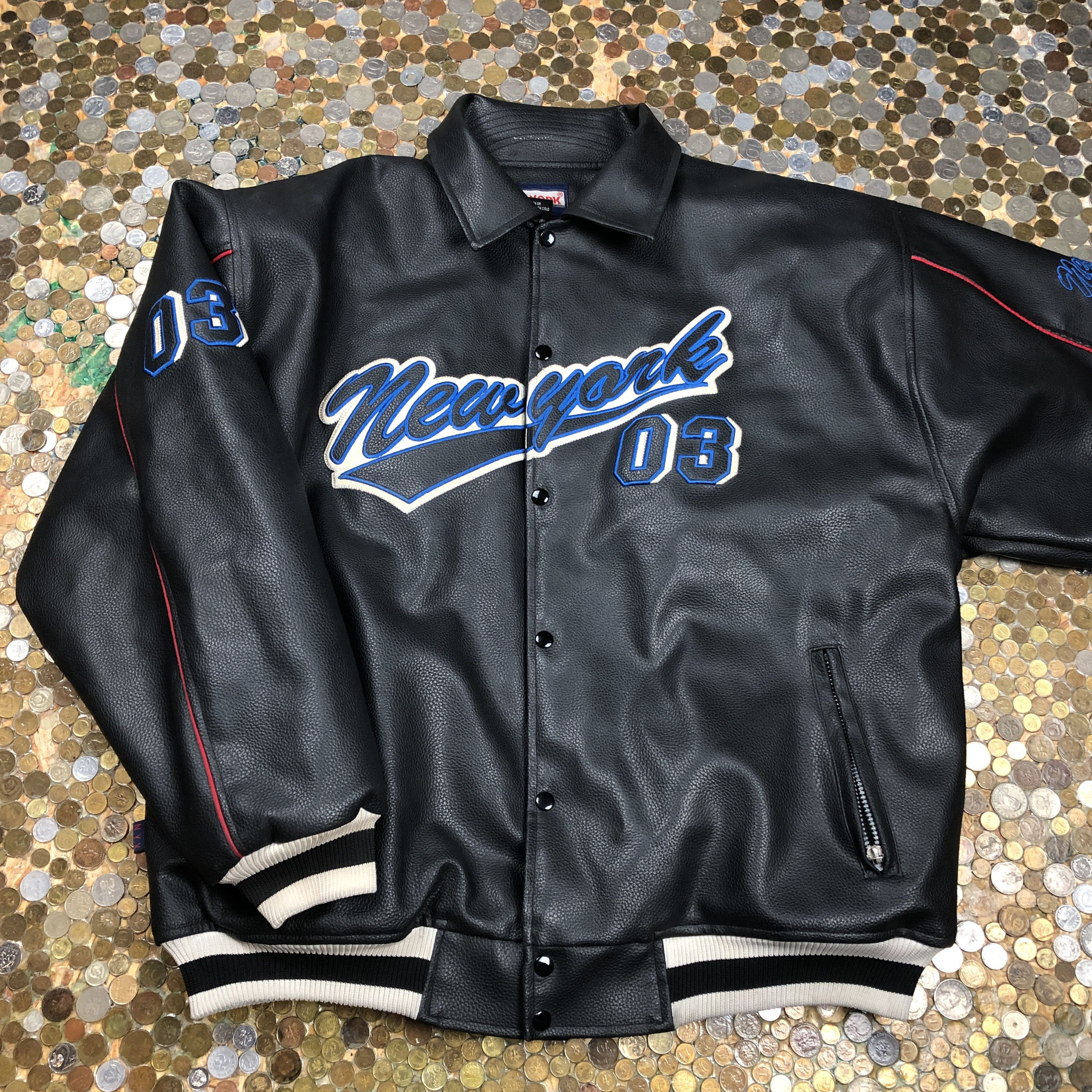 定番人気！ Leather Pig Vintage 90s Vintage Jacket Design Native with ジャケット・アウター
