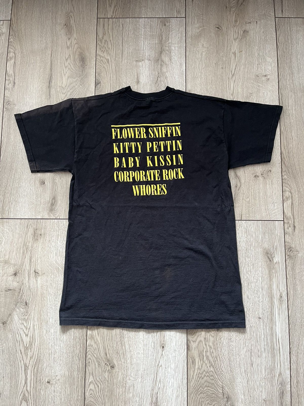 Nirvana × Vintage Tshirt Nirvana 1992 90s y2k Smiley Face Logo Flower Sniffin Size US M / EU 48-50 / 2 - 2 Thumbnail