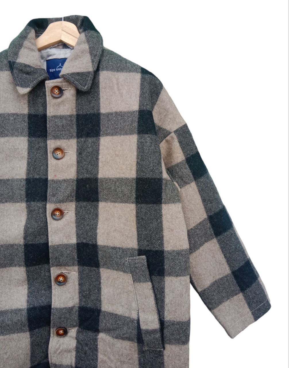 Japanese Brand × Vintage Vintage Ripo trenta anni Checkered Design Shacket Jacket Size US M / EU 48-50 / 2 - 3 Thumbnail