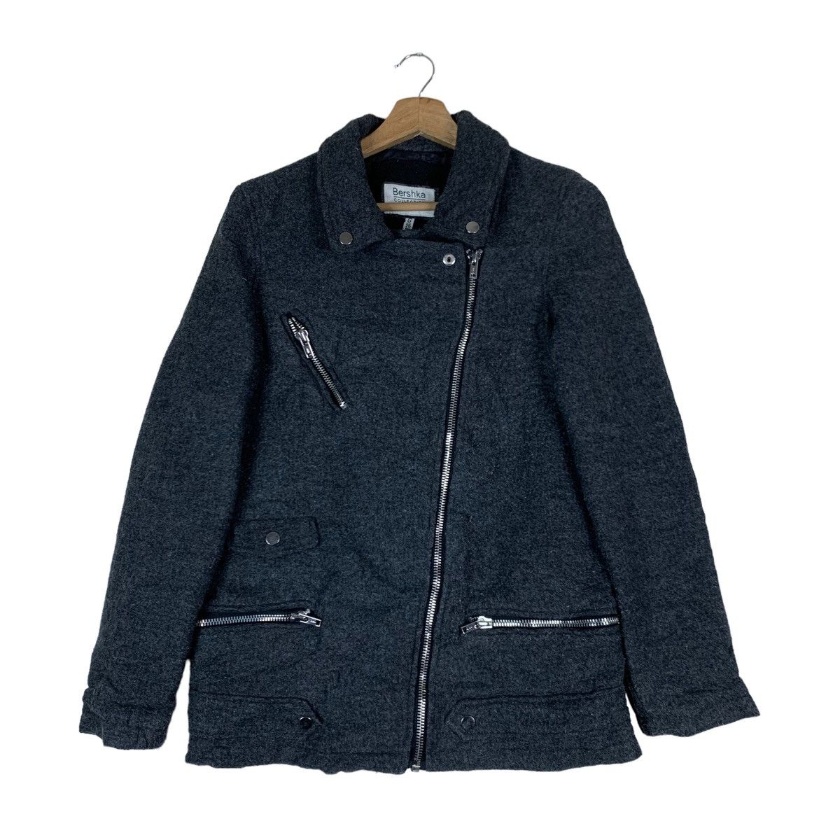 Bershka Vintage Bershka Collection Outerwear Multi Pocket Zipper Size US S / EU 44-46 / 1 - 1 Thumbnail