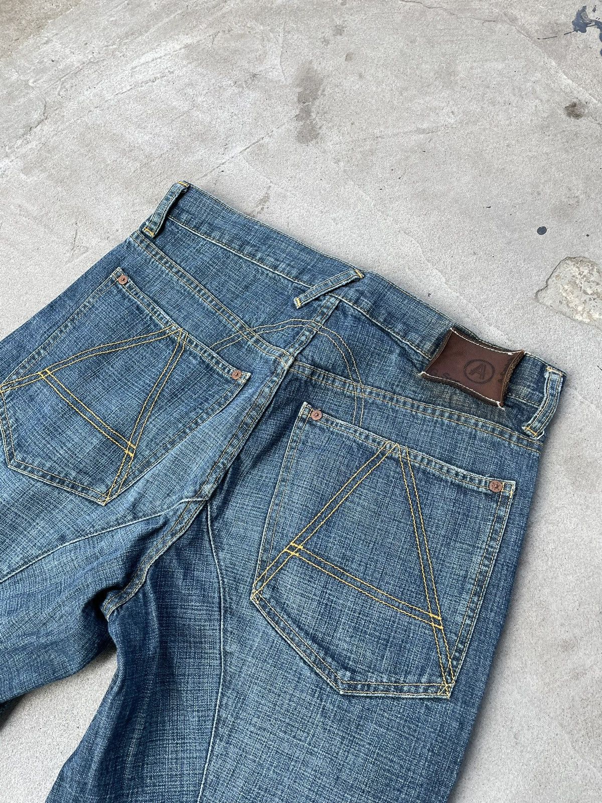 G-Star × Vintage Vintage G Star Raw blue denim jeans A crotch Size US 31 - 5 Thumbnail