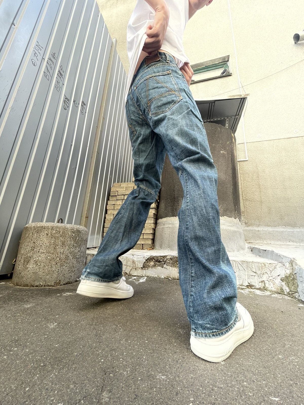 G-Star × Vintage Vintage G Star Raw blue denim jeans A crotch Size US 31 - 1 Thumbnail