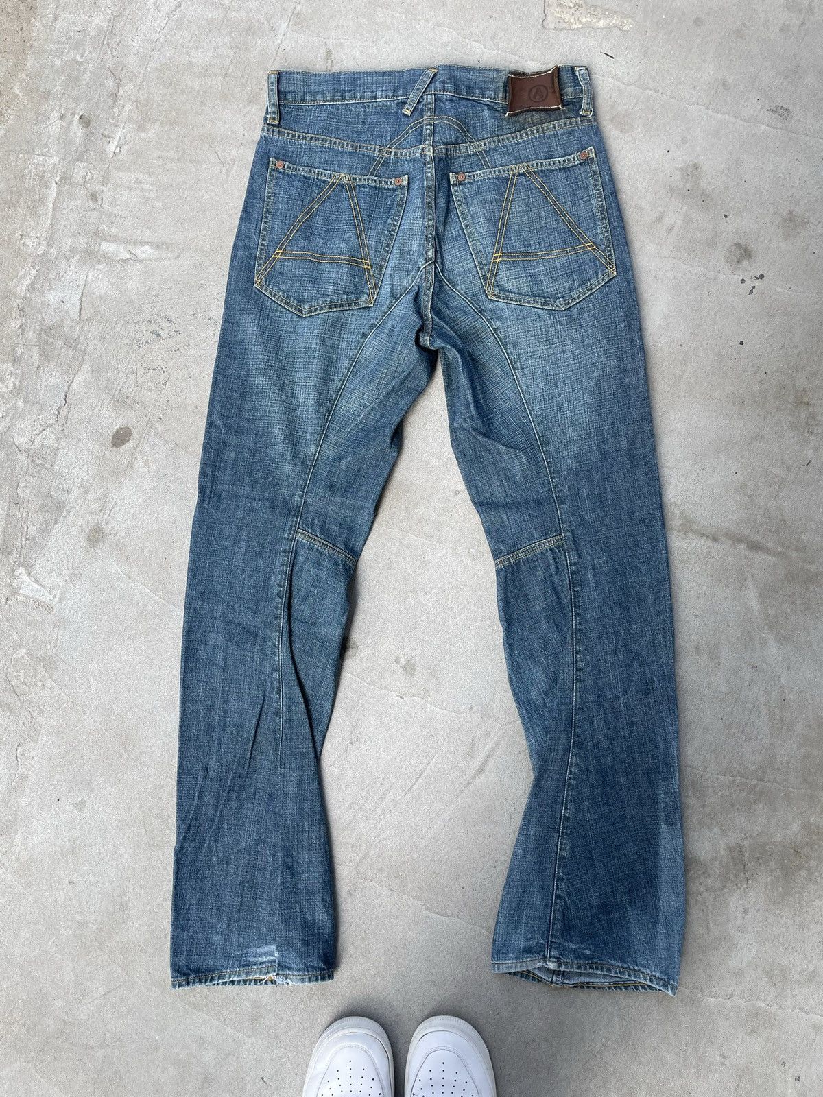 G-Star × Vintage Vintage G Star Raw blue denim jeans A crotch Size US 31 - 4 Thumbnail