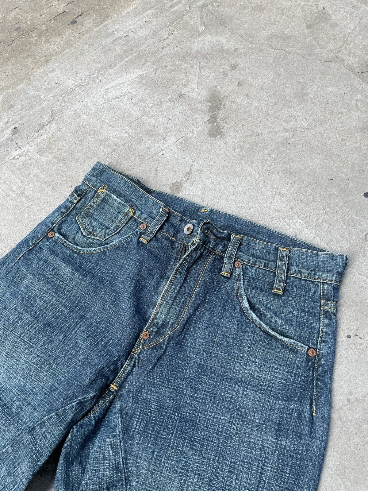 G-Star × Vintage Vintage G Star Raw blue denim jeans A crotch Size US 31 - 7 Thumbnail