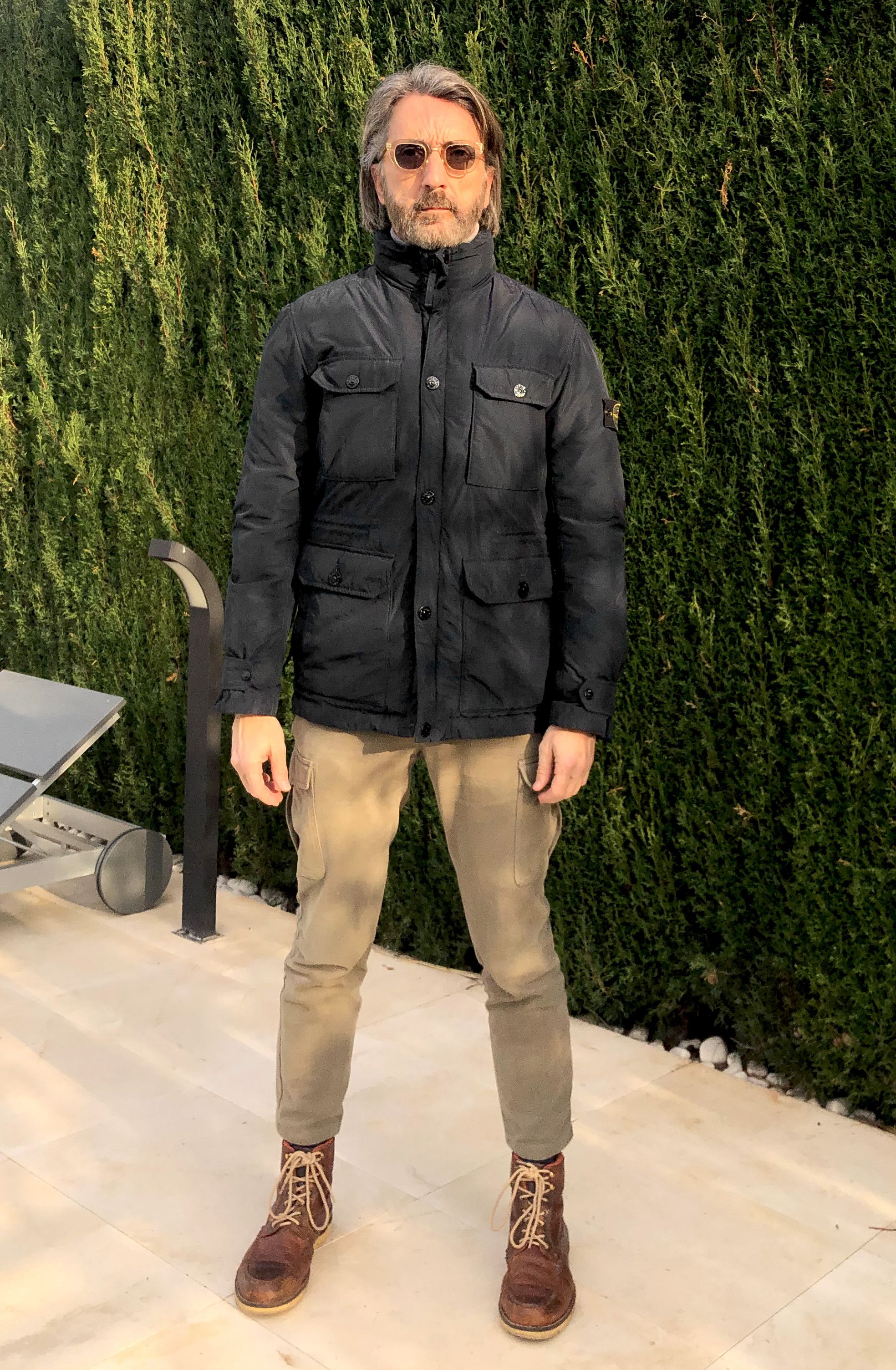 Stone Island Stone island micro reps Down Field jacket | Grailed