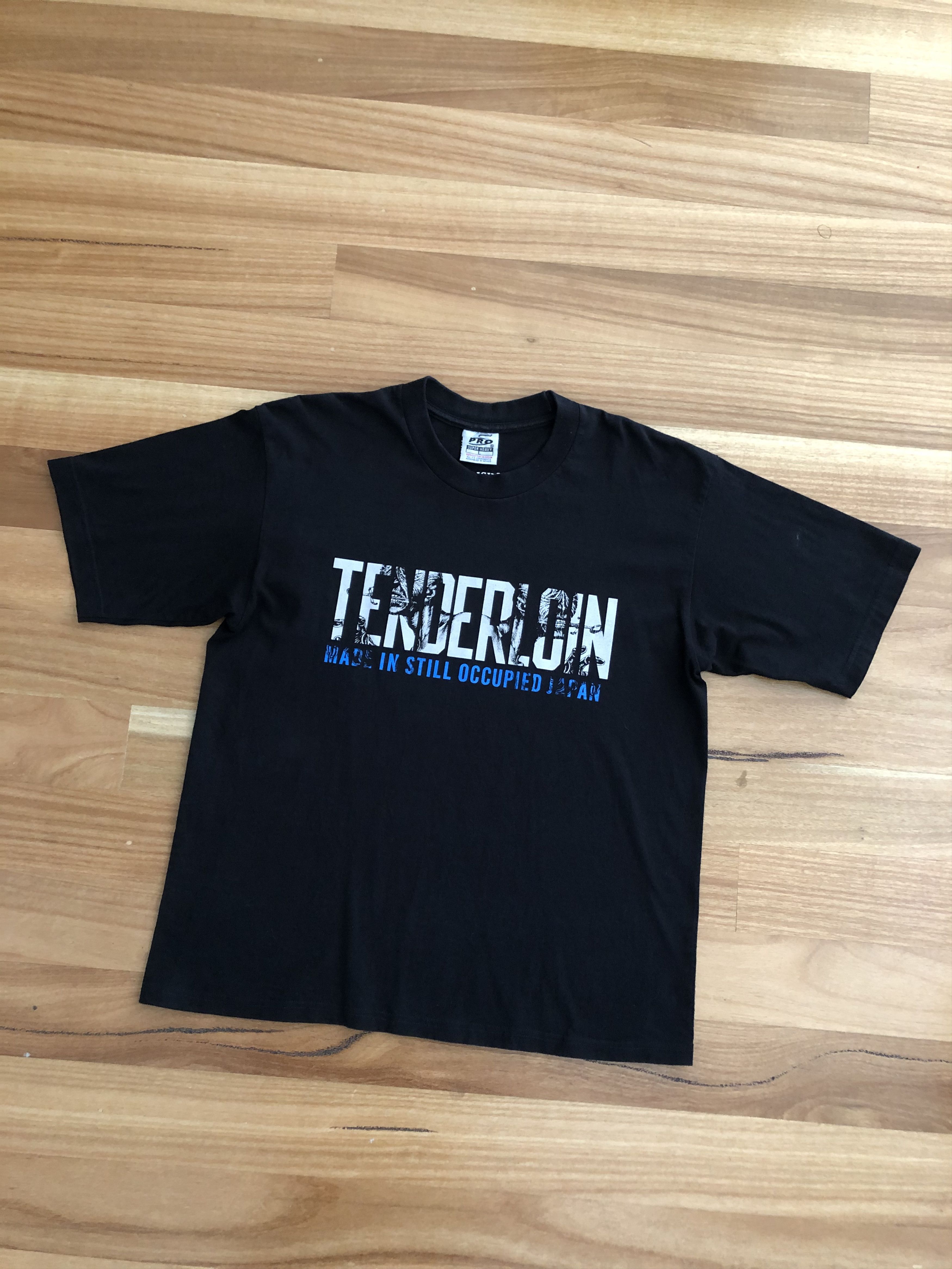 At Last & Co × Japanese Brand × Tenderloin Tee ‘QB’ - Black Size US L / EU 52-54 / 3 - 2 Thumbnail