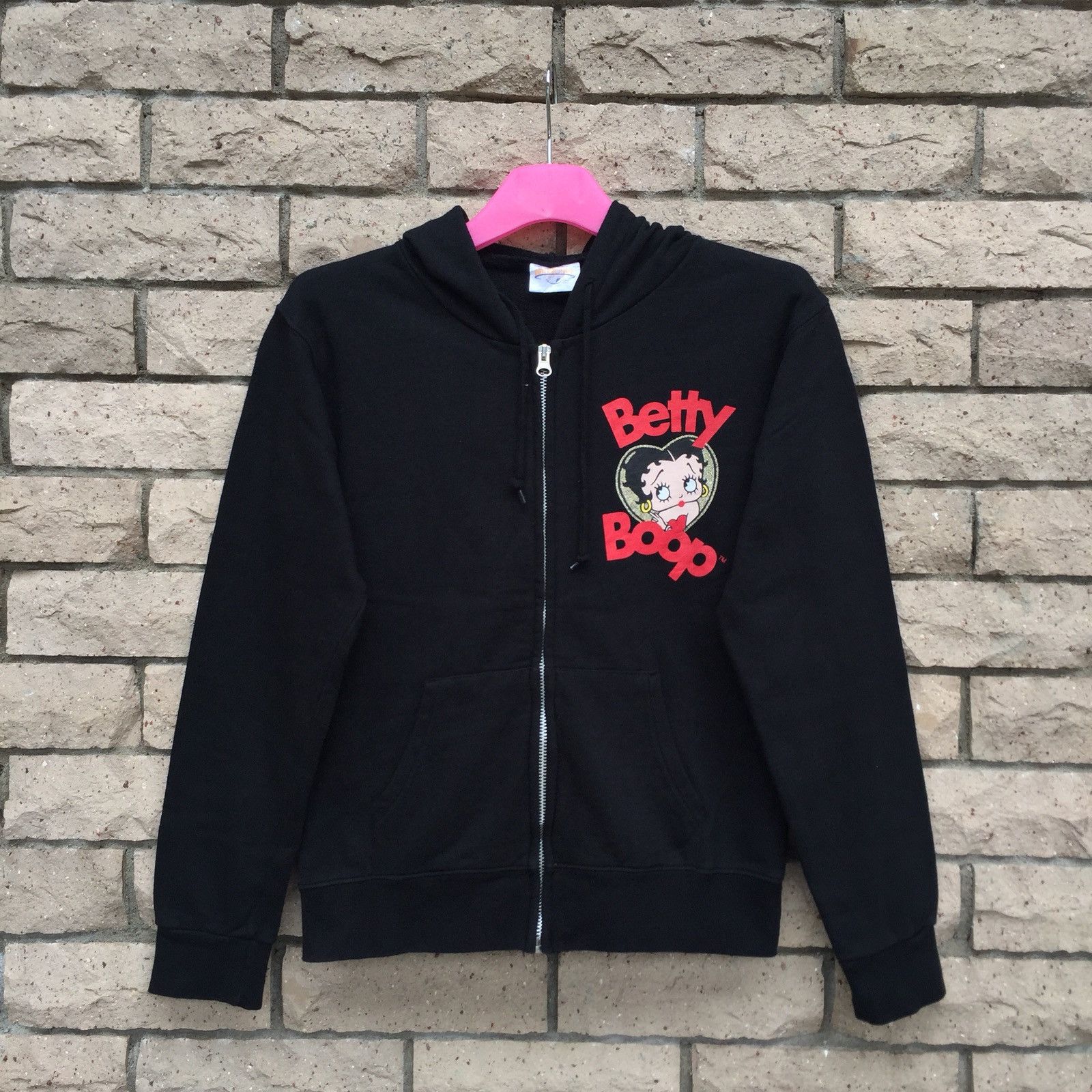 Universal Studios × Vintage BETTY BOOP Hoodie Spell Out Big Design.. Universal Studios Size US XS / EU 42 / 0 - 6 Thumbnail
