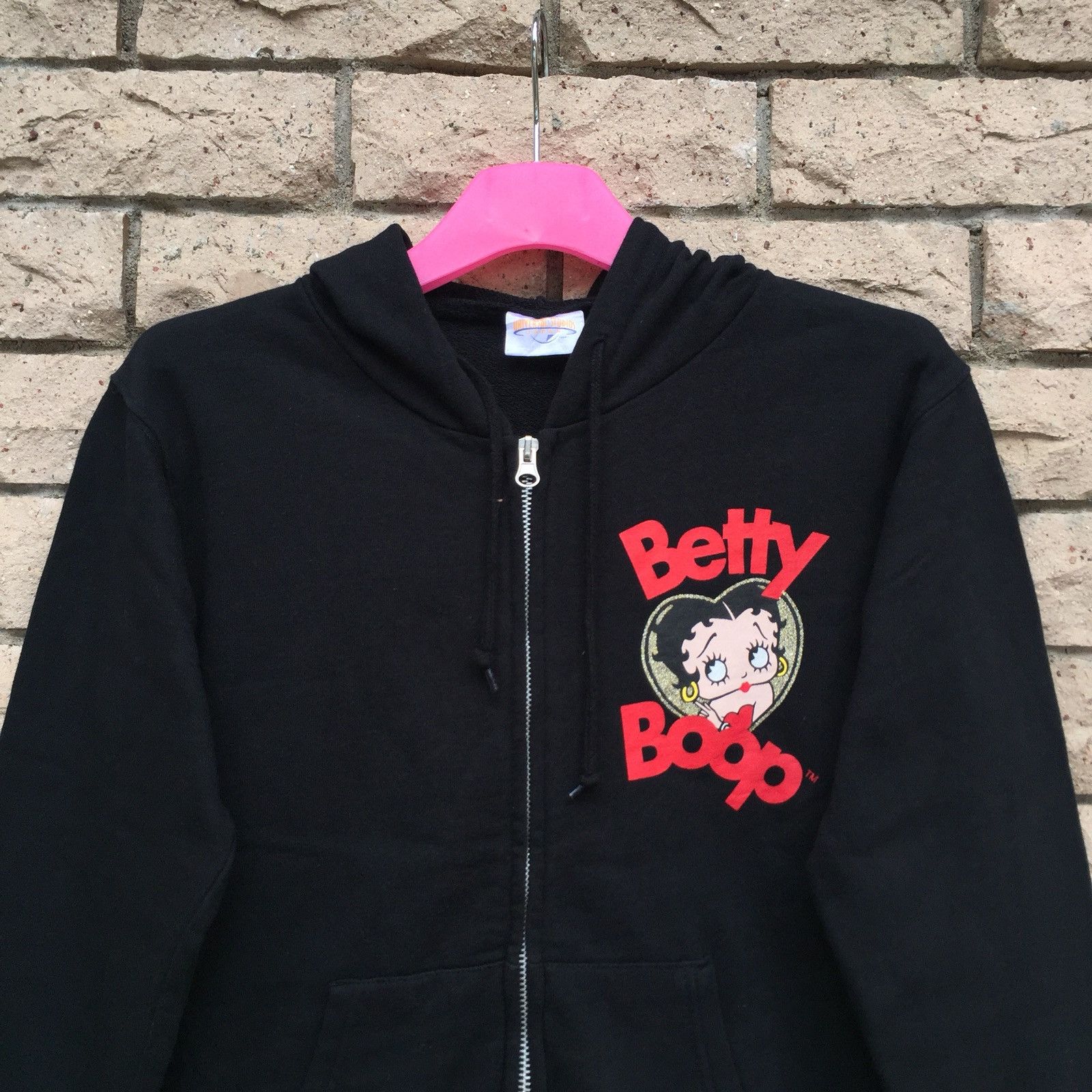 Universal Studios × Vintage BETTY BOOP Hoodie Spell Out Big Design.. Universal Studios Size US XS / EU 42 / 0 - 7 Thumbnail