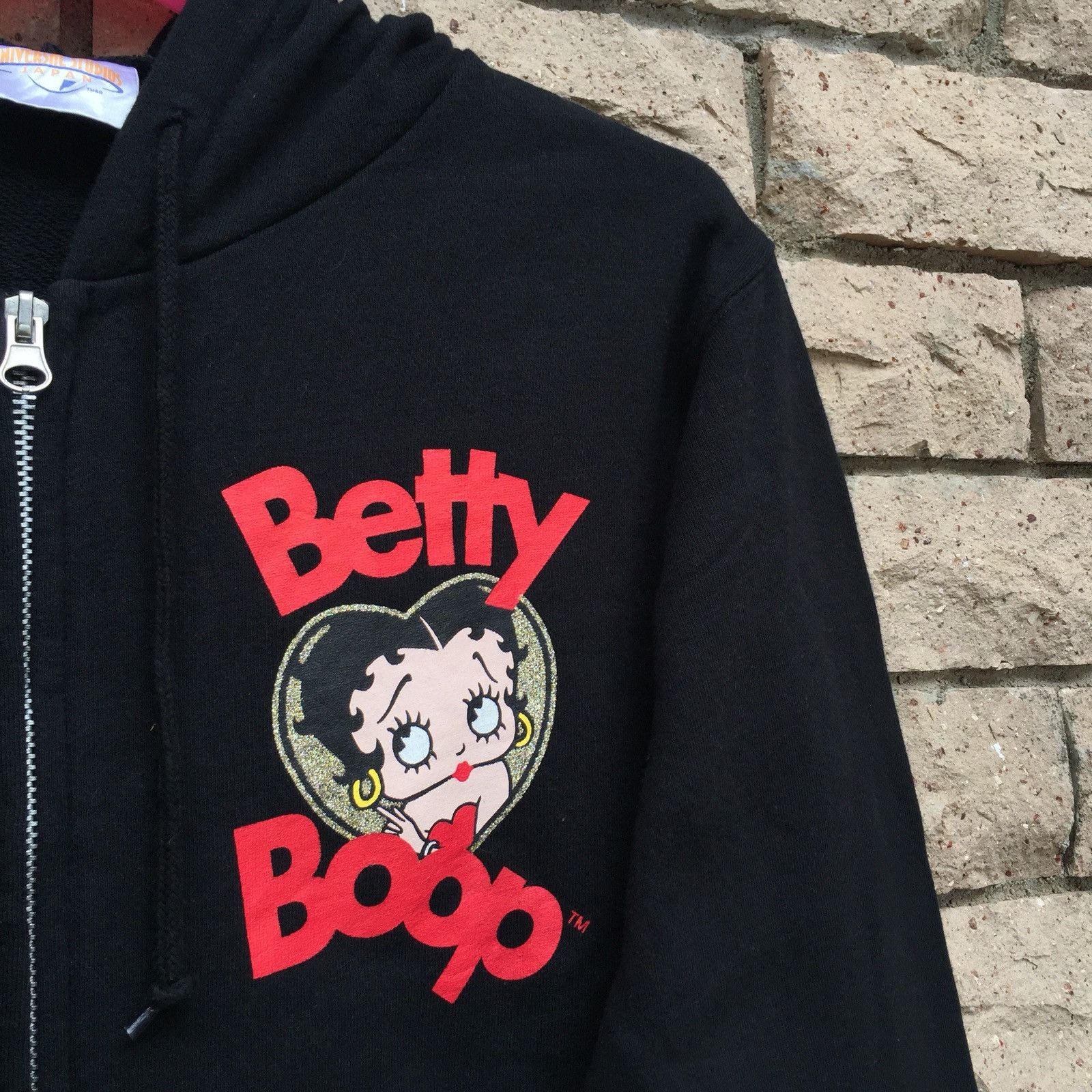 Universal Studios × Vintage BETTY BOOP Hoodie Spell Out Big Design.. Universal Studios Size US XS / EU 42 / 0 - 8 Thumbnail