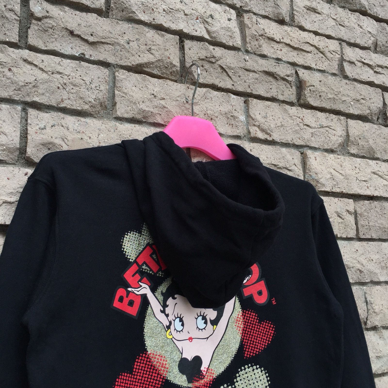Universal Studios × Vintage BETTY BOOP Hoodie Spell Out Big Design.. Universal Studios Size US XS / EU 42 / 0 - 5 Thumbnail