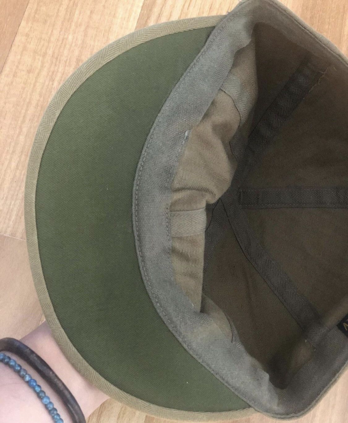 At Last & Co Timeworn Clothing Utility Cap - Khaki Size ONE SIZE - 4 Thumbnail