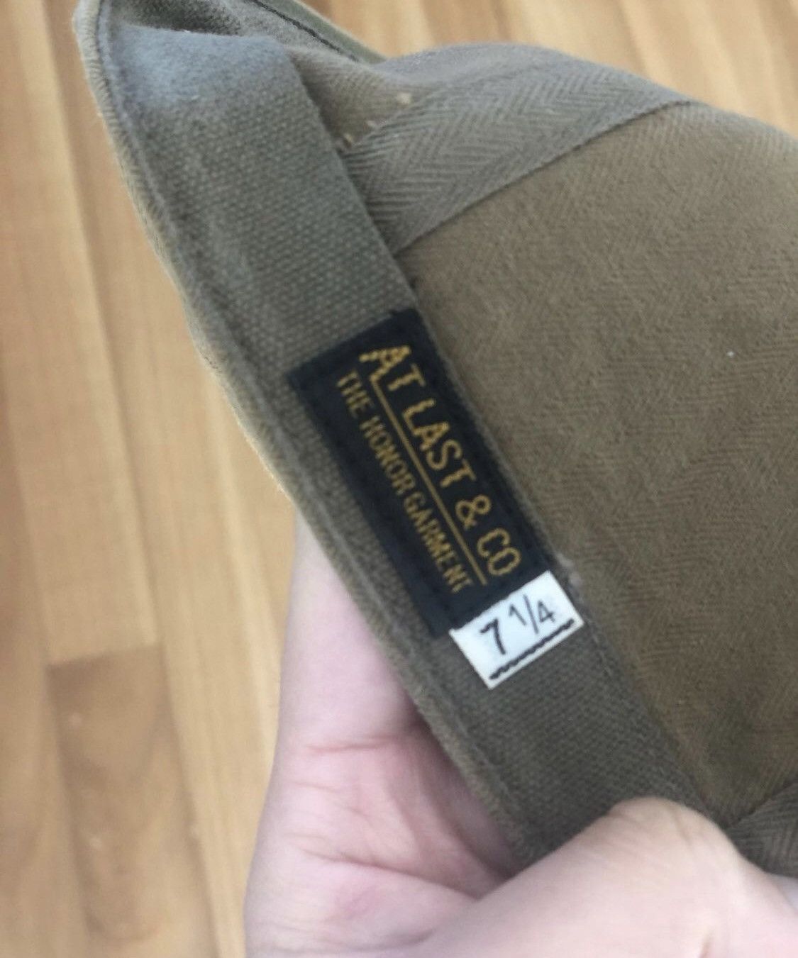 At Last & Co Timeworn Clothing Utility Cap - Khaki Size ONE SIZE - 5 Thumbnail
