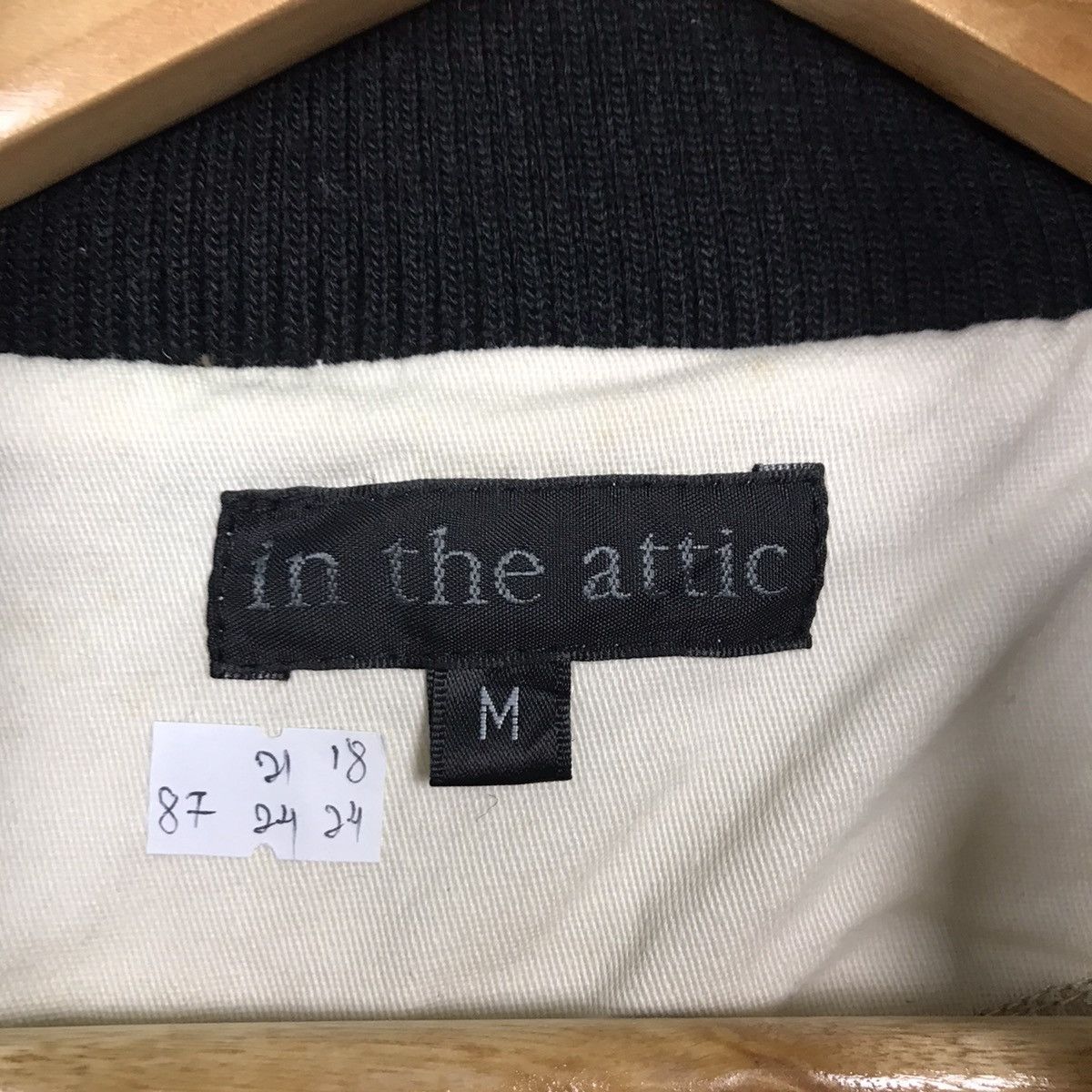 In The Attic IN THE ATTIC DOUBLE ZIPPIER ART DESIGN WHITE BLACK JACKET Size US M / EU 48-50 / 2 - 14 Thumbnail