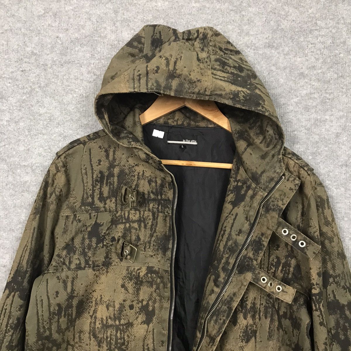 14th Addiction × If Six Was Nine × Japanese Brand IN THE ATTIC JAPANESE CAMO MILITARY PUNK JACKET Size US L / EU 52-54 / 3 - 9 Thumbnail