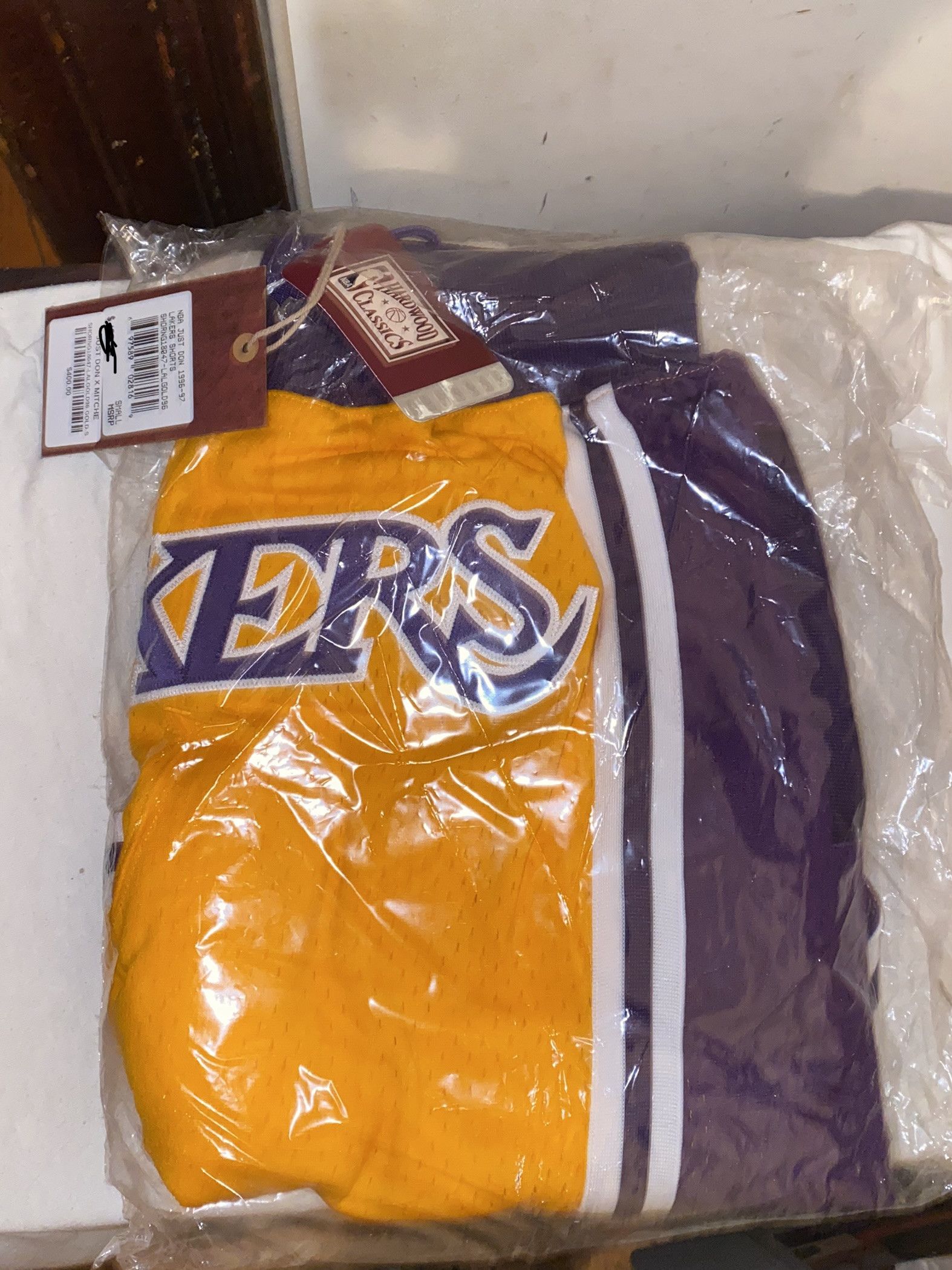 Just Don *Sz Small* Just Don Lakers Short Home 96-97 Size US 30 / EU 46 - 3 Thumbnail