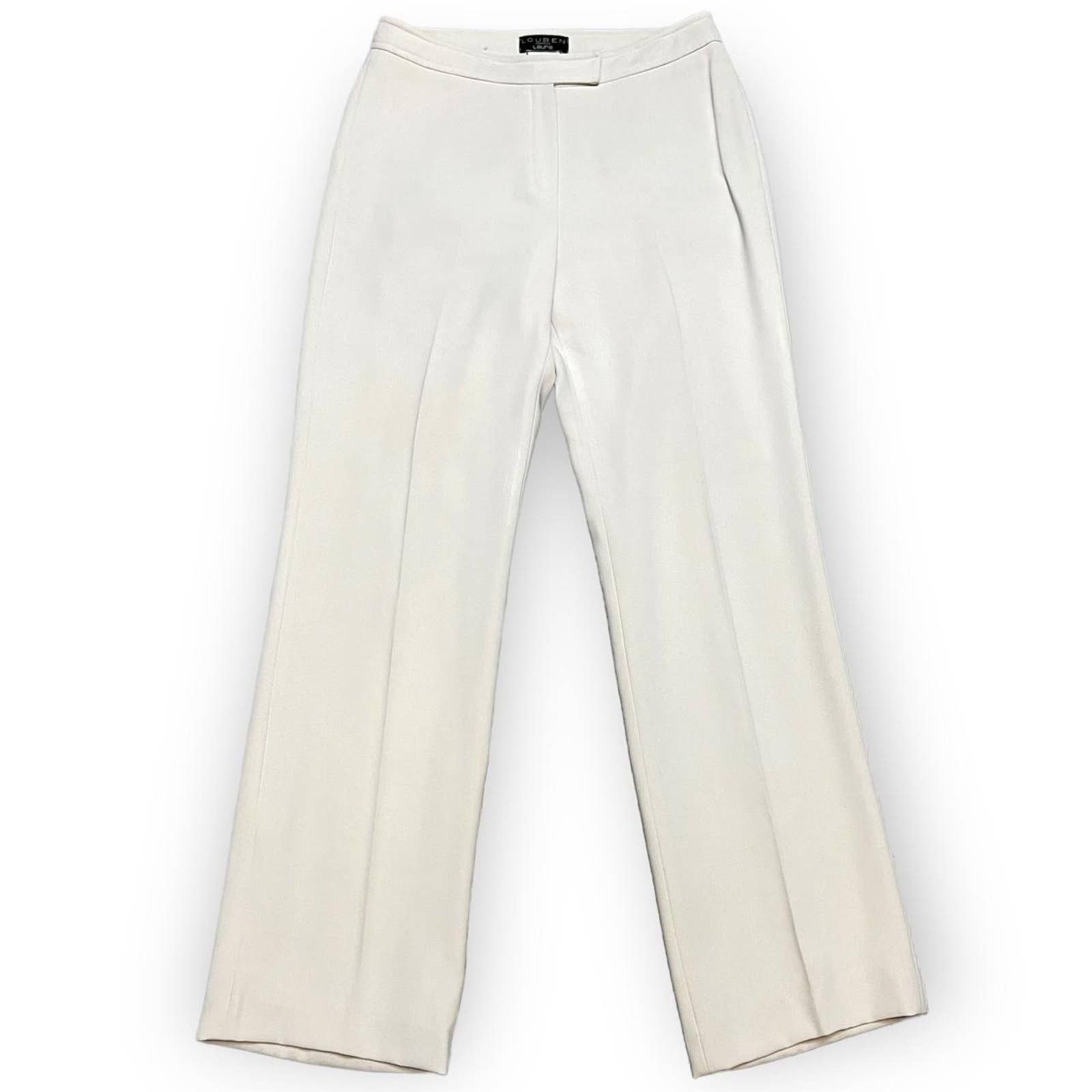 Vintage Louben Laura Vintage Pleated Straight Leg Dress Pants Womens Size 28" / US 6 / IT 42 - 1 Thumbnail