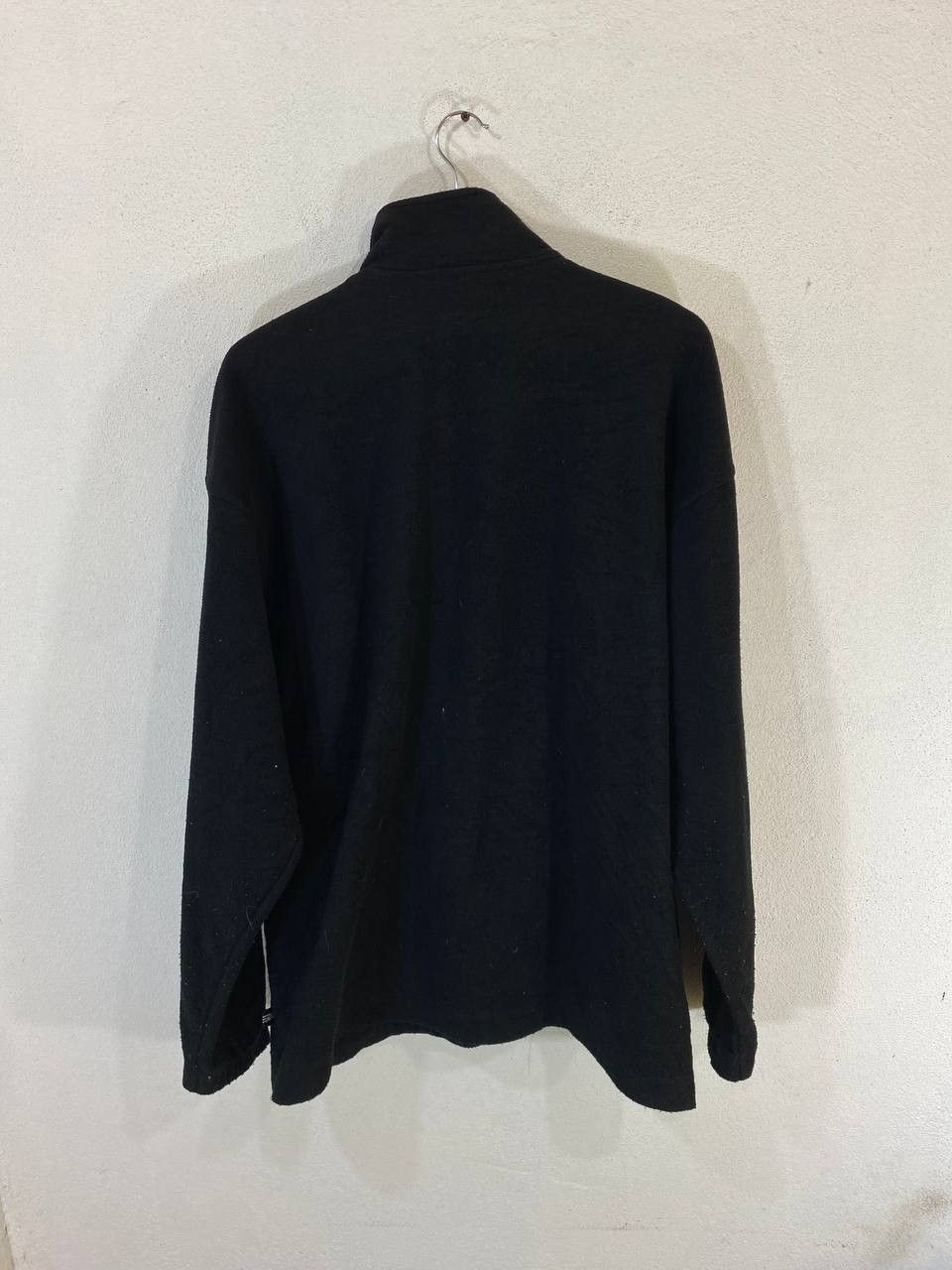 Adidas Vintage Adidas black Fleece Jacket Size US M / EU 48-50 / 2 - 8 Thumbnail