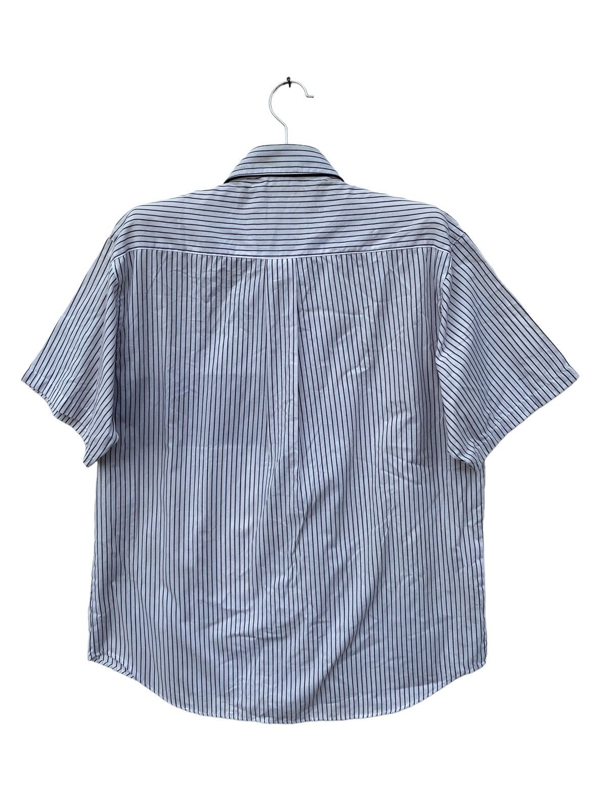 Japanese Brand Vintage Mc Donald Worker Stripe Shirt Size US XL / EU 56 / 4 - 2 Thumbnail