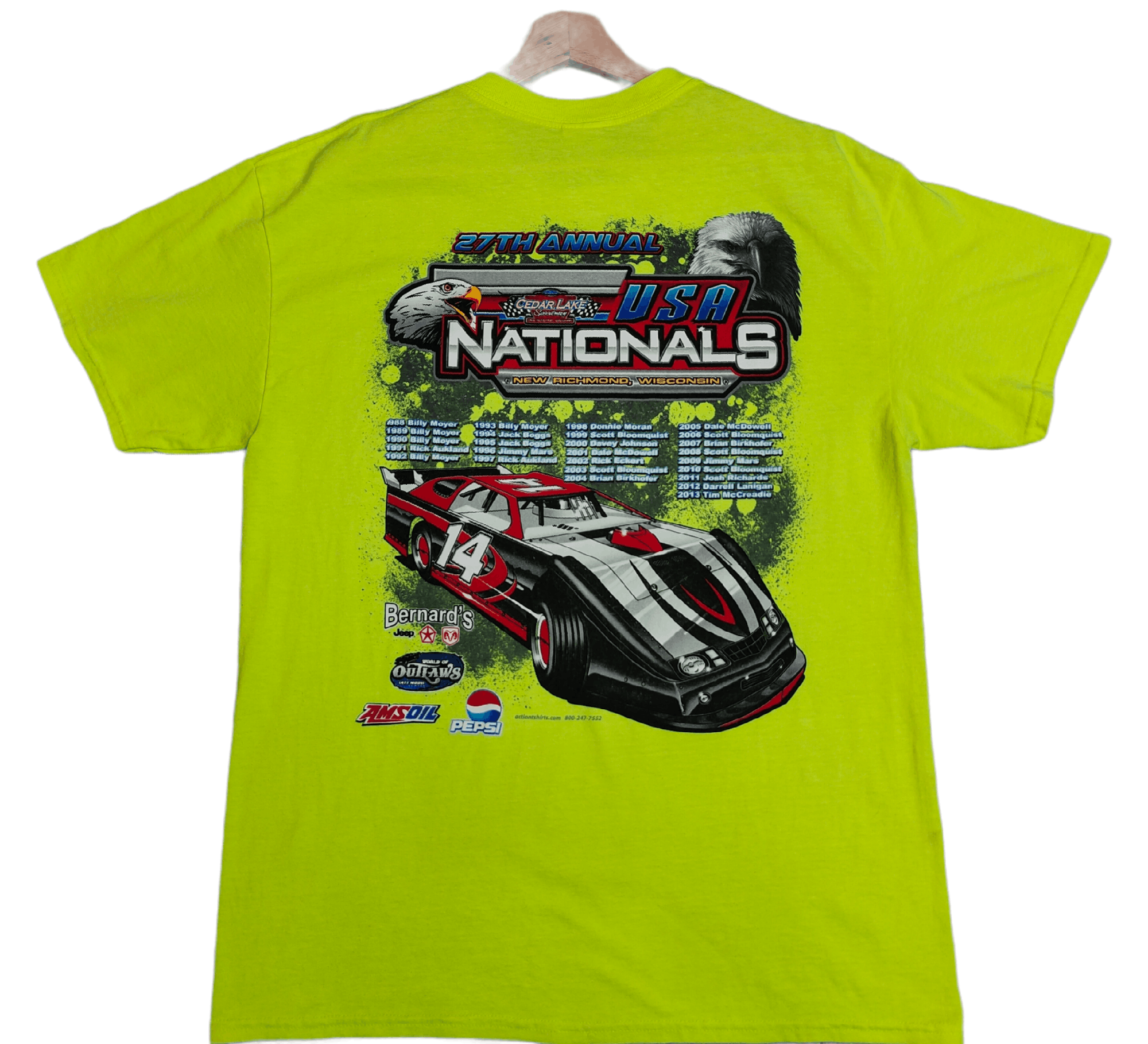 Gildan 27TH Annual USA Nationals Cedar Lake Speedway Size US L / EU 52-54 / 3 - 2 Thumbnail