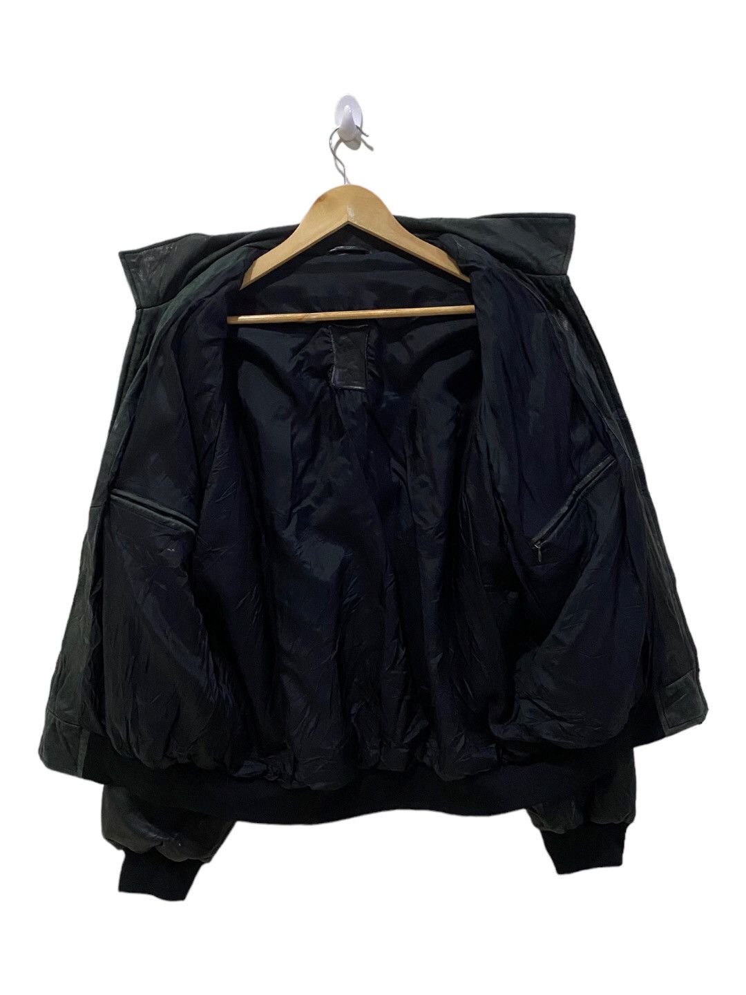 Diesel × Golden Bear 🔥GOLDEN BEAR PACIFIC BELL FAUX LEATHER BOMBER JACKET Size US L / EU 52-54 / 3 - 9 Thumbnail