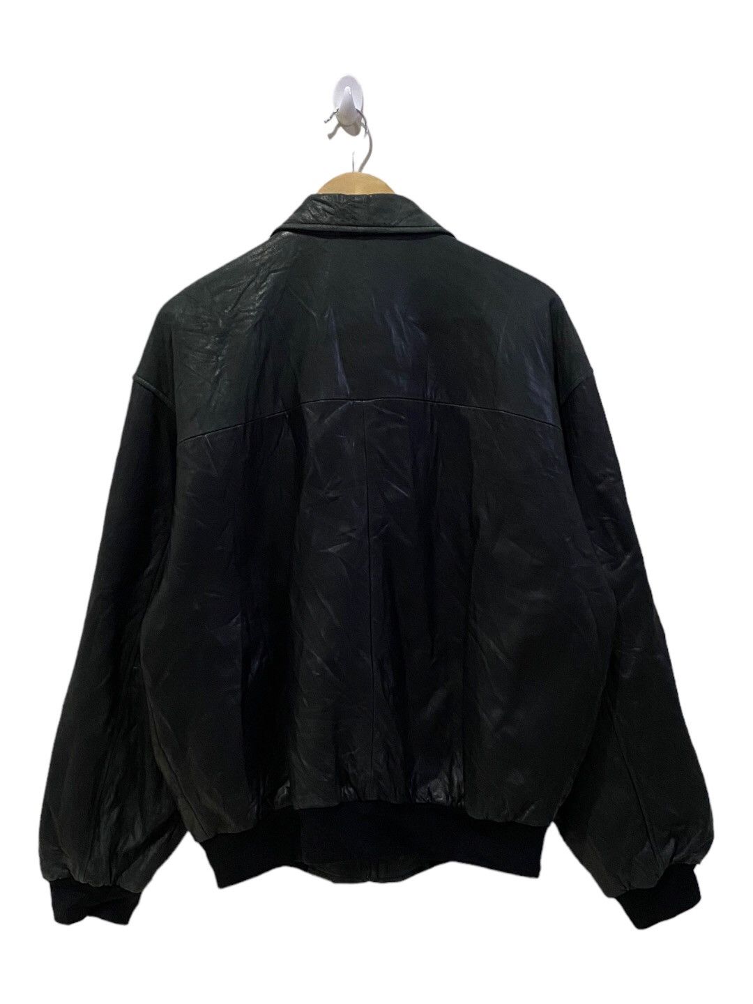 Diesel × Golden Bear 🔥GOLDEN BEAR PACIFIC BELL FAUX LEATHER BOMBER JACKET Size US L / EU 52-54 / 3 - 3 Thumbnail