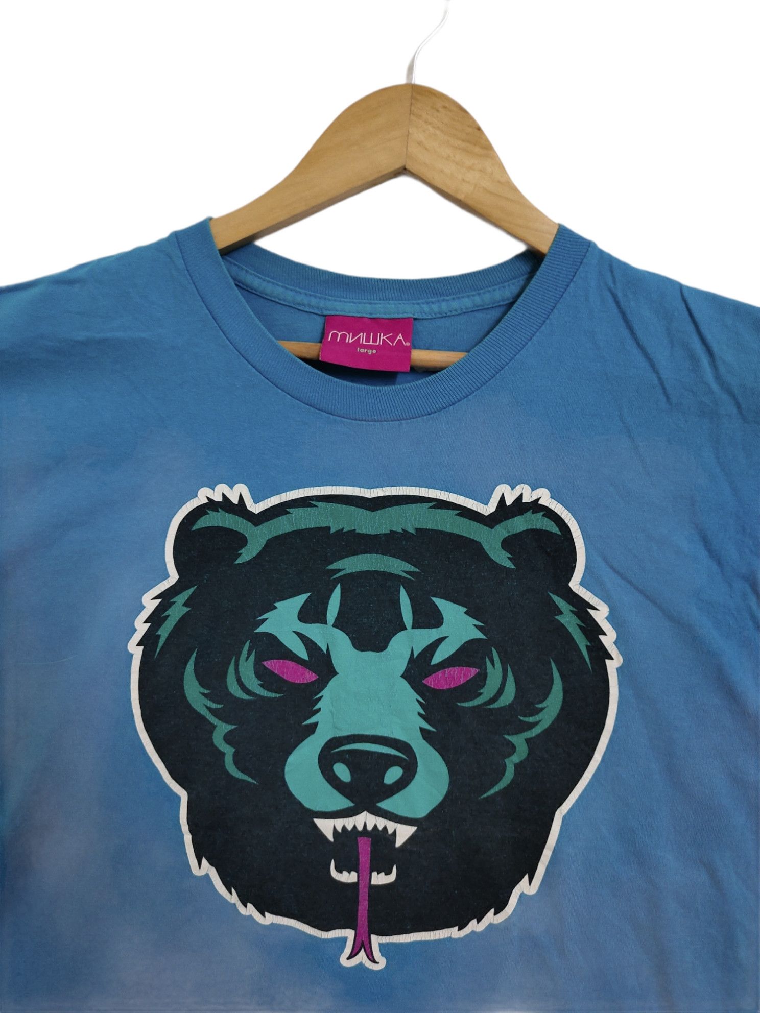 Mishka MNWKA Bear Head Tshirt size L Size US L / EU 52-54 / 3 - 1 Thumbnail