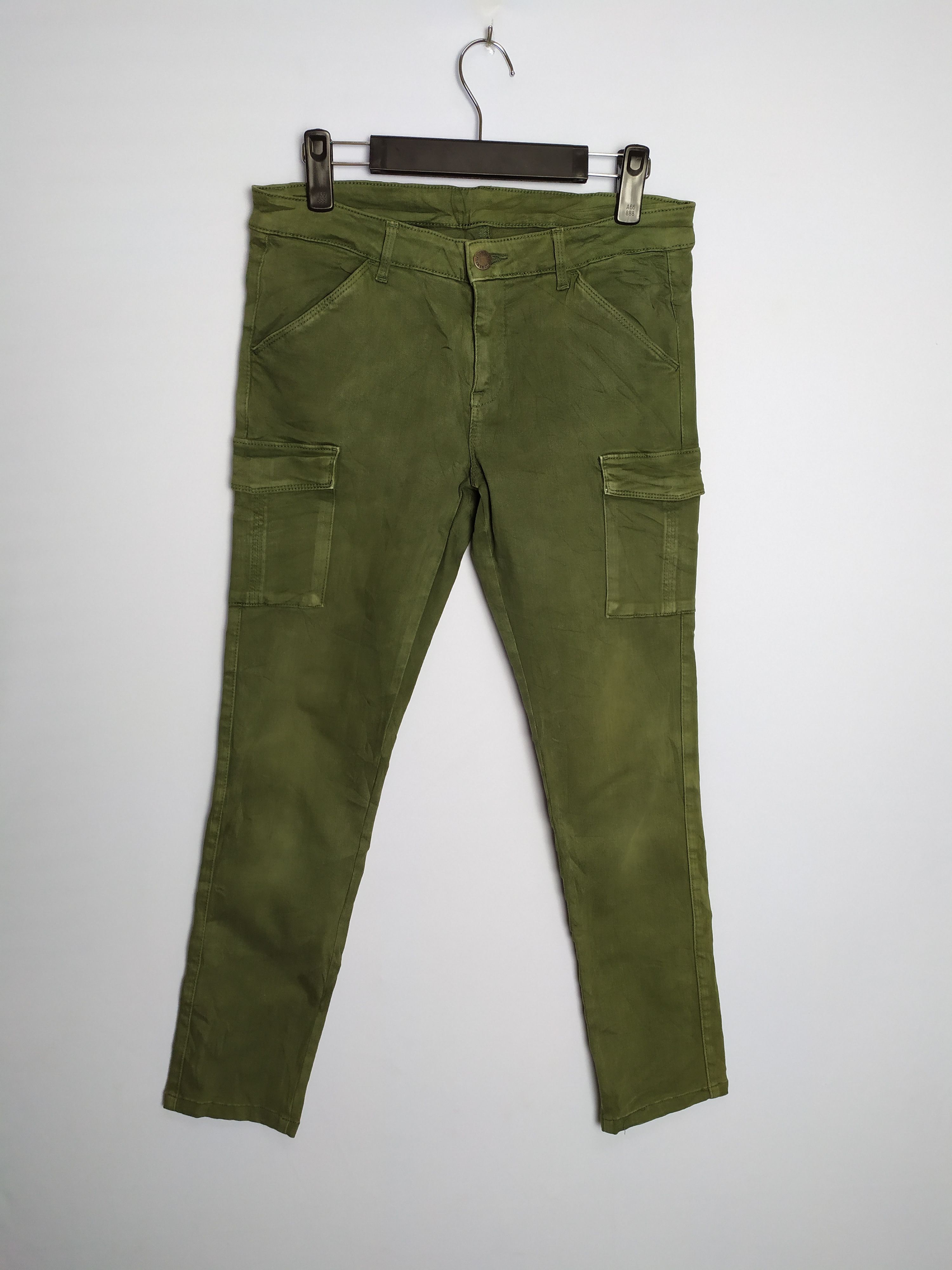 Japanese brand Green Cargo Pants skinny style