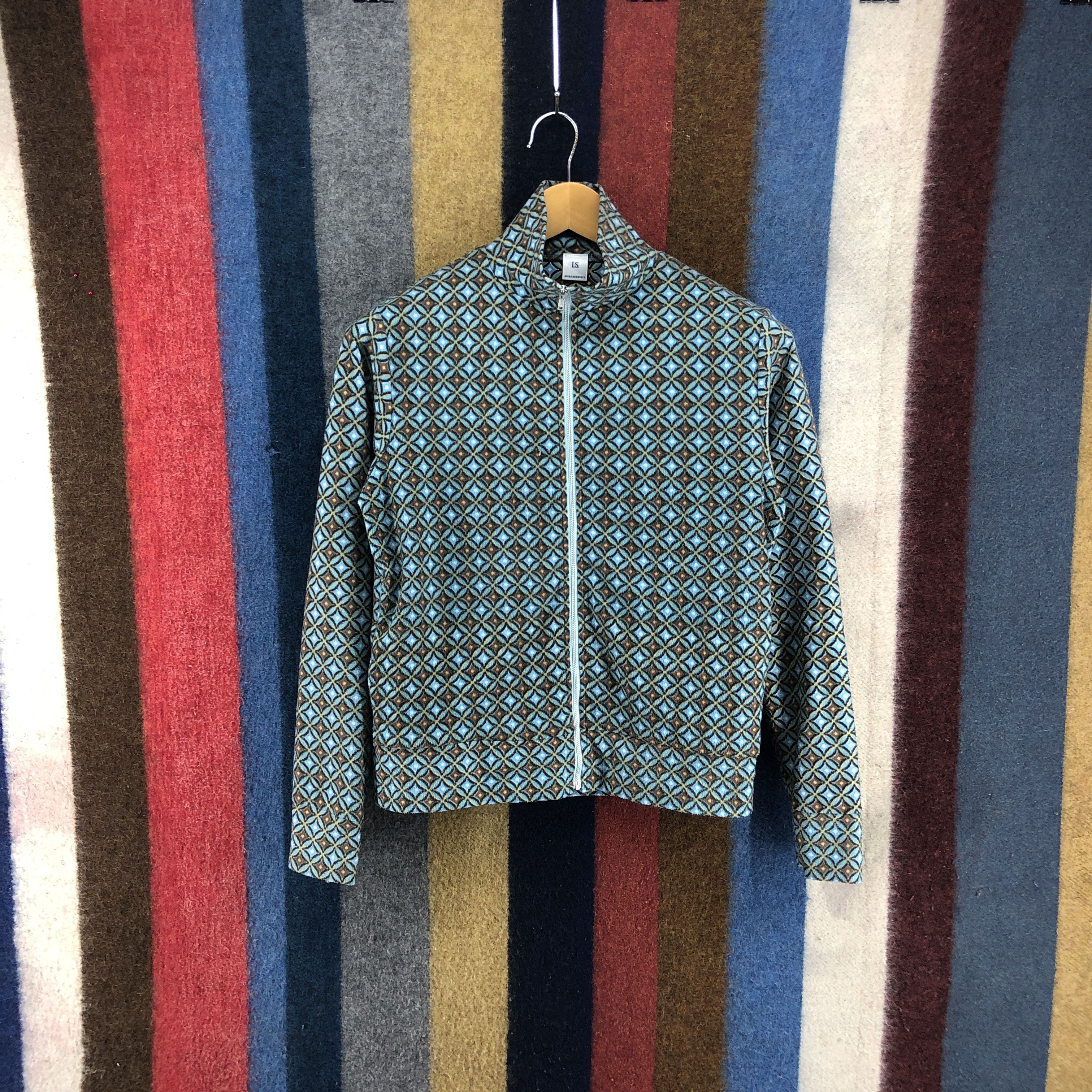 Issey Miyake I.S SUNAO KUWAHARA Fleece Abstract Geometry #0128/G Size S / US 4 / IT 40 - 1 Thumbnail