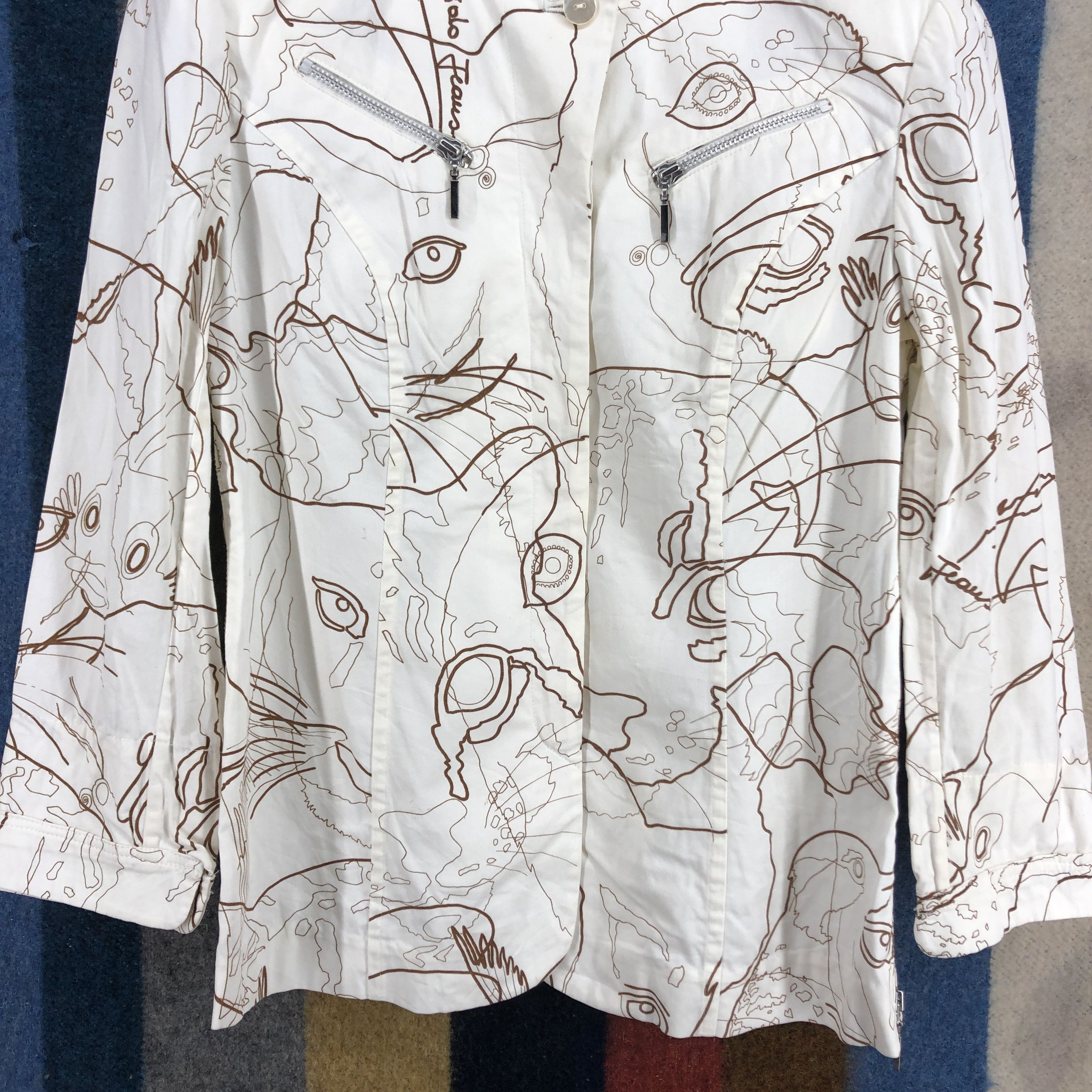 Japanese Brand GILET COUTURE Made In JAPAN Women Jacket #2723-98 Size S / US 4 / IT 40 - 4 Thumbnail