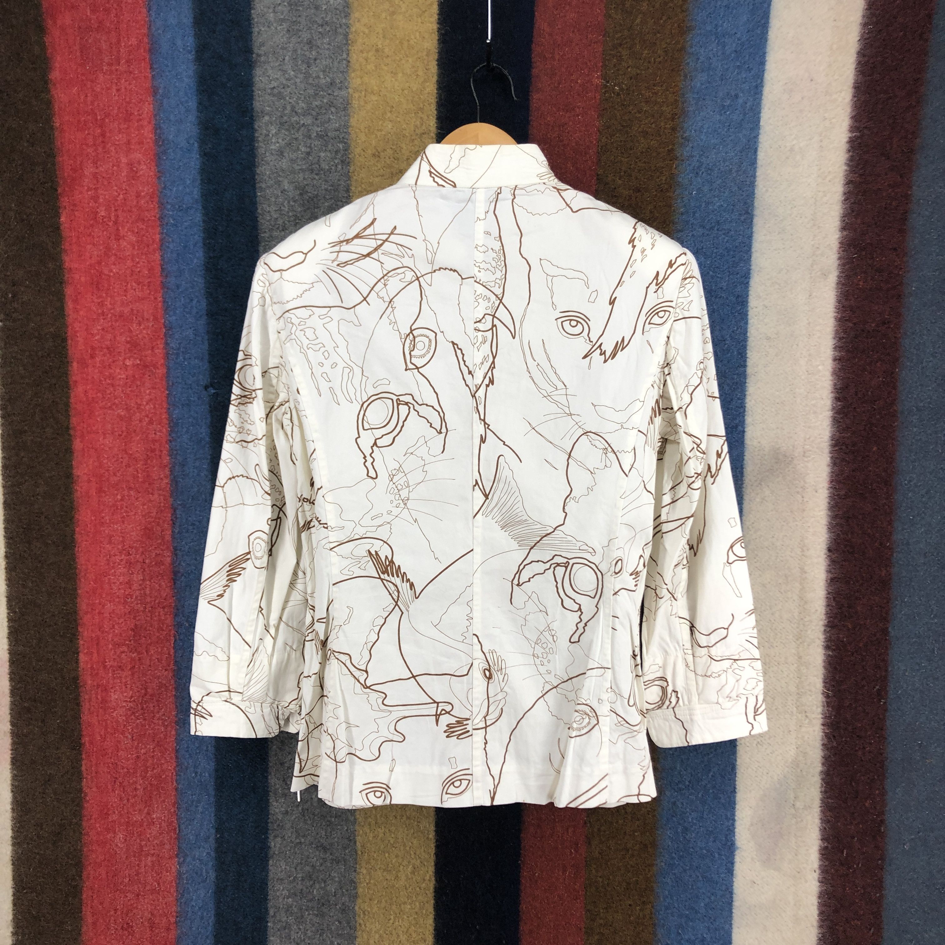 Japanese Brand GILET COUTURE Made In JAPAN Women Jacket #2723-98 Size S / US 4 / IT 40 - 11 Thumbnail