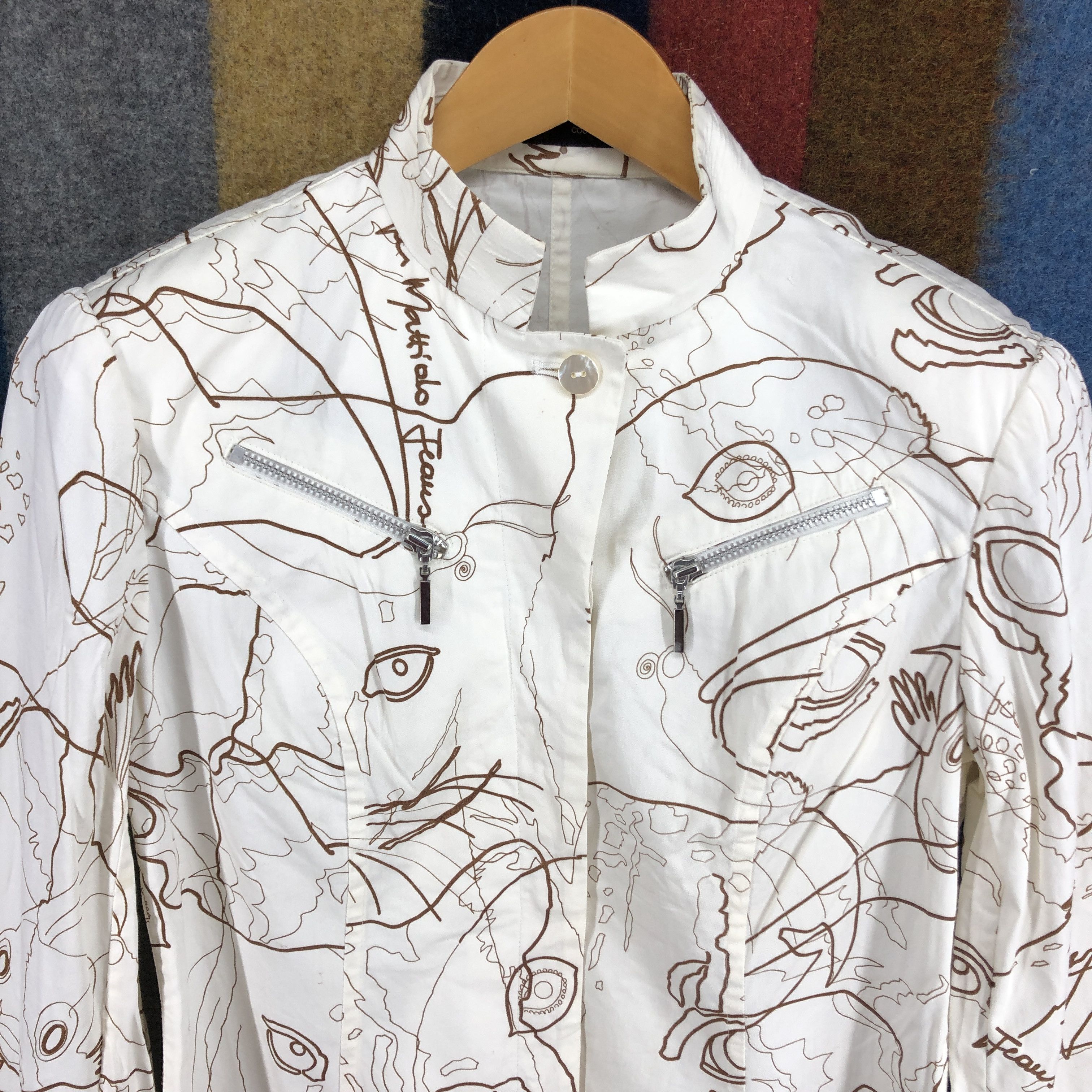 Japanese Brand GILET COUTURE Made In JAPAN Women Jacket #2723-98 Size S / US 4 / IT 40 - 2 Thumbnail