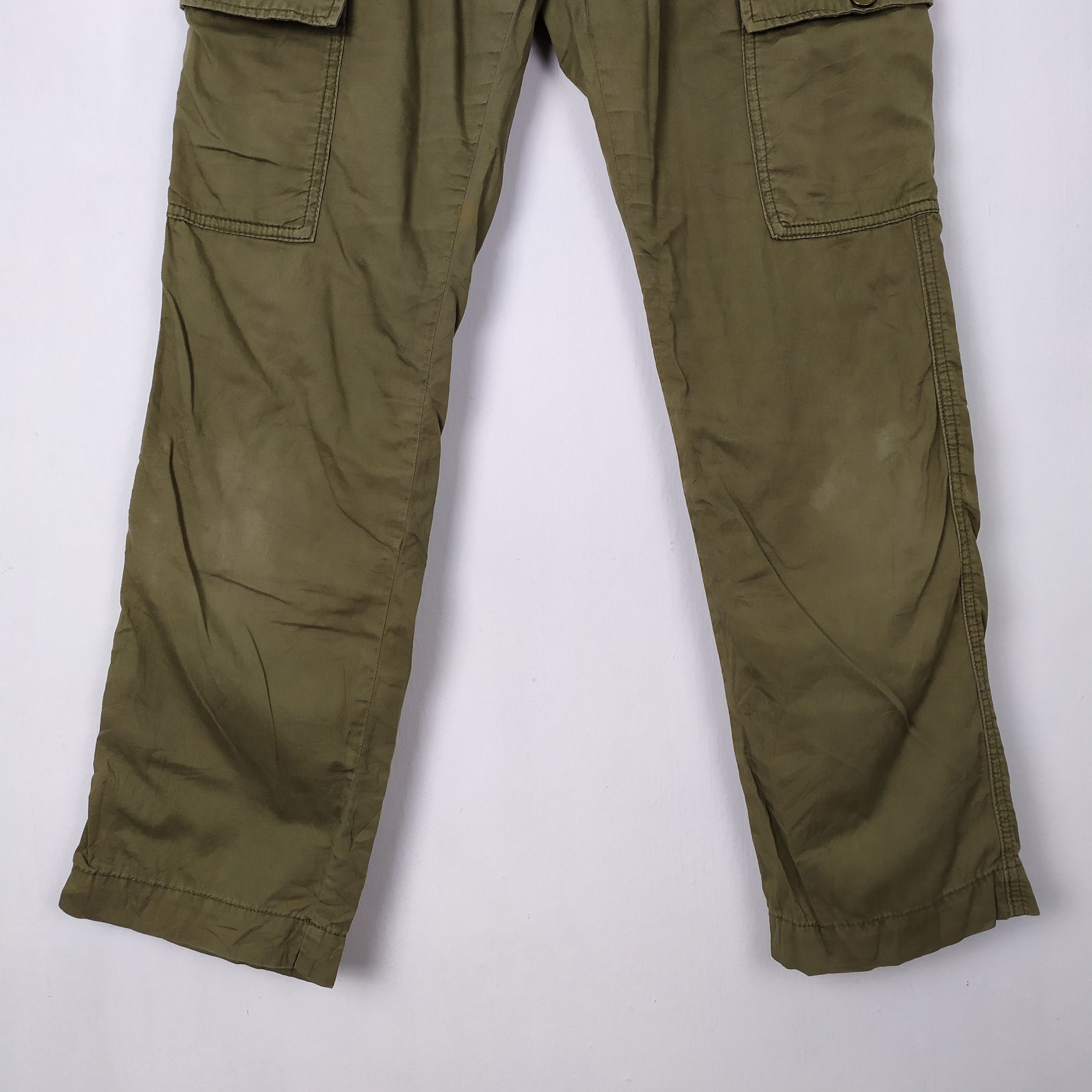Japanese Brand JAPANES BRAND LIFE GOES ON FADED CARGO PANTS Size US 27 - 3 Thumbnail