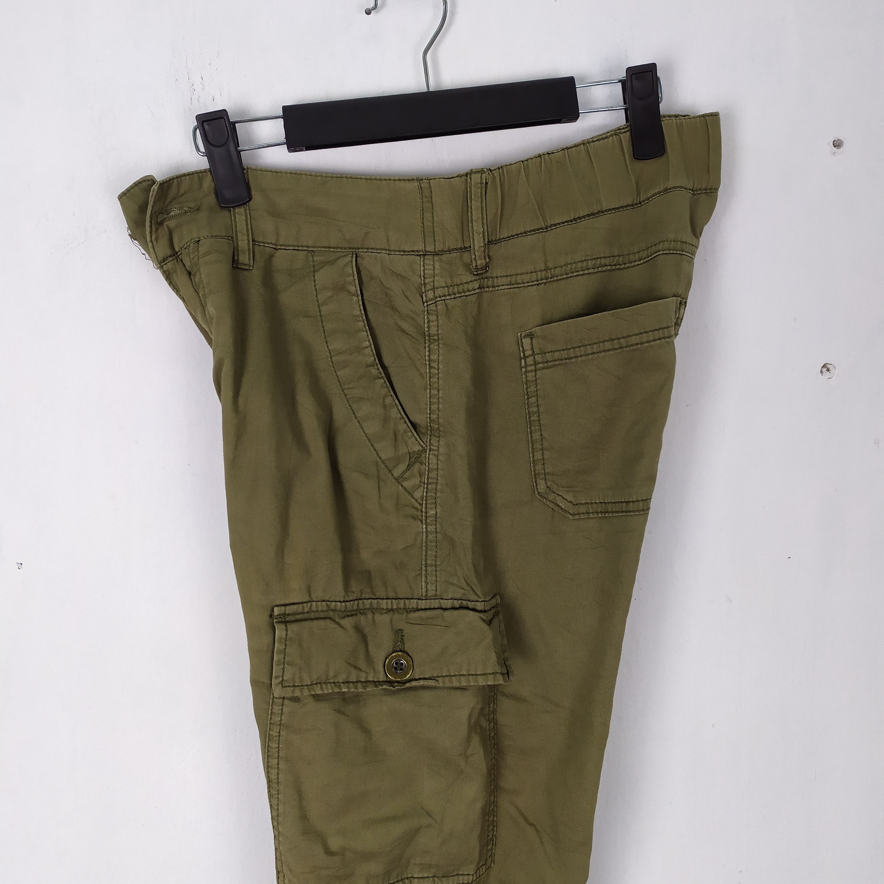 Japanese Brand JAPANES BRAND LIFE GOES ON FADED CARGO PANTS Size US 27 - 11 Thumbnail