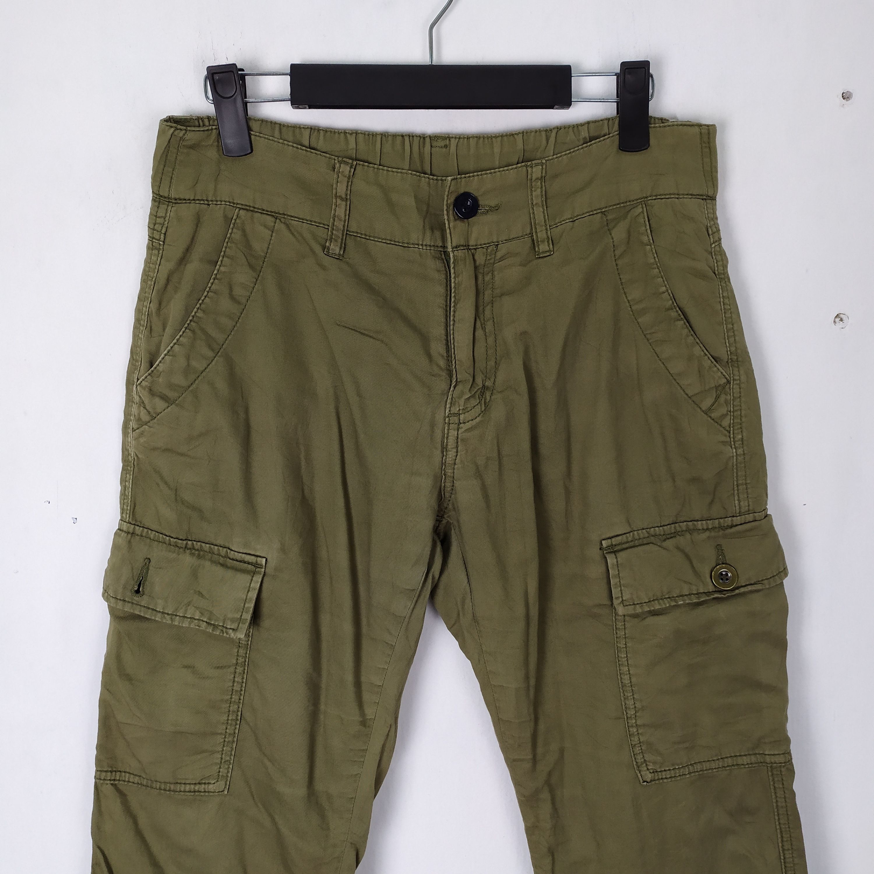 Japanese Brand JAPANES BRAND LIFE GOES ON FADED CARGO PANTS Size US 27 - 2 Thumbnail