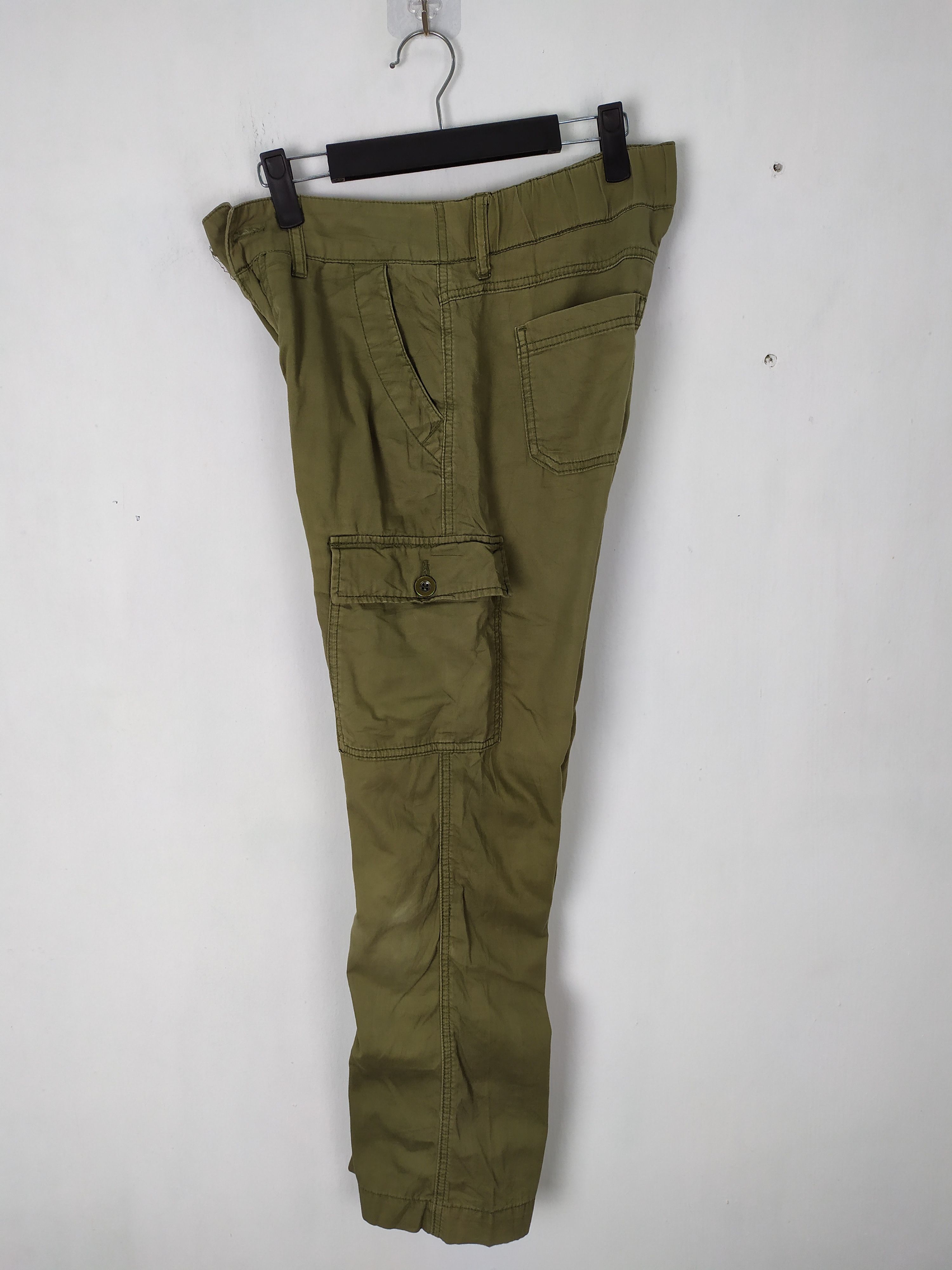 Japanese Brand JAPANES BRAND LIFE GOES ON FADED CARGO PANTS Size US 27 - 10 Thumbnail