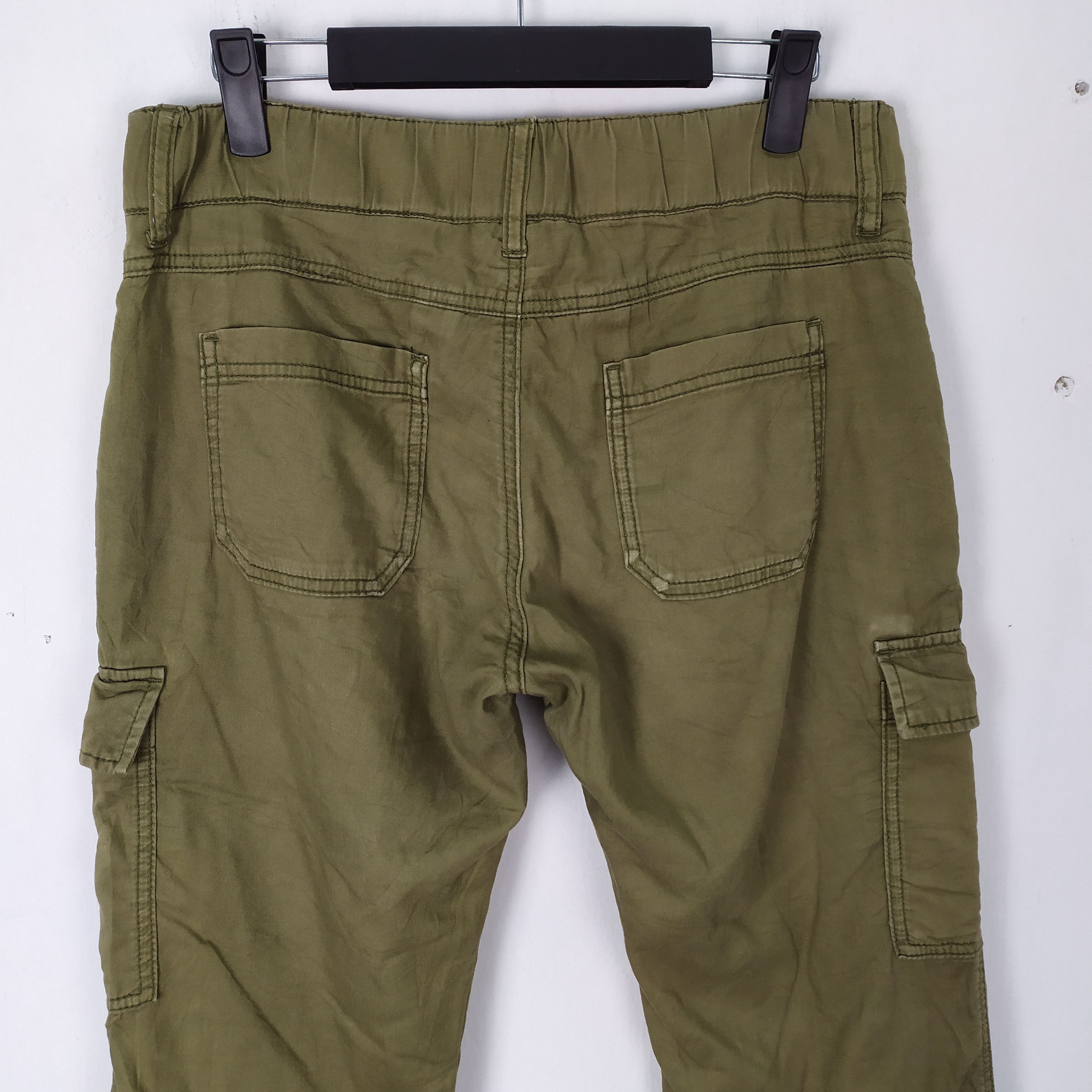 Japanese Brand JAPANES BRAND LIFE GOES ON FADED CARGO PANTS Size US 27 - 13 Thumbnail
