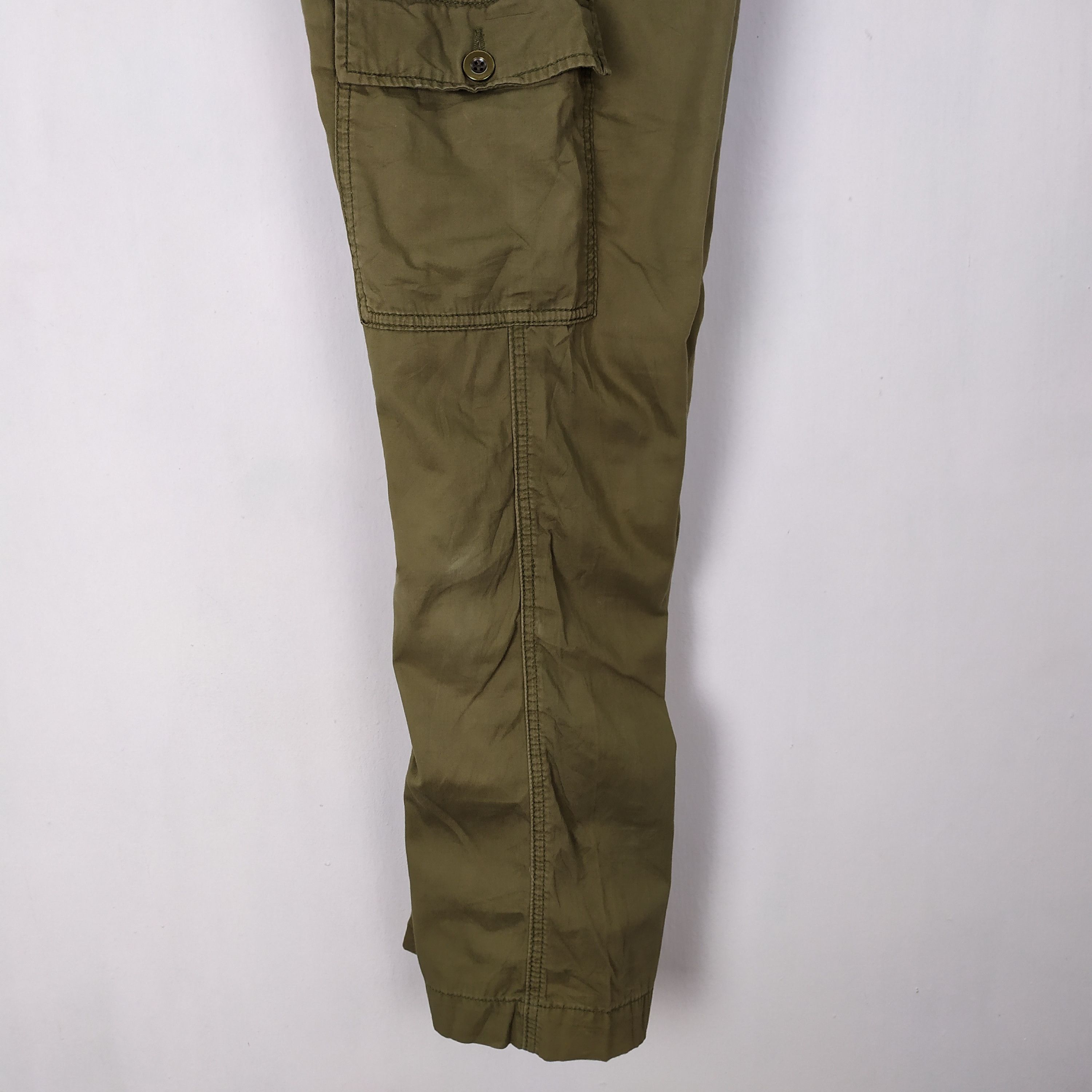 Japanese Brand JAPANES BRAND LIFE GOES ON FADED CARGO PANTS Size US 27 - 12 Thumbnail