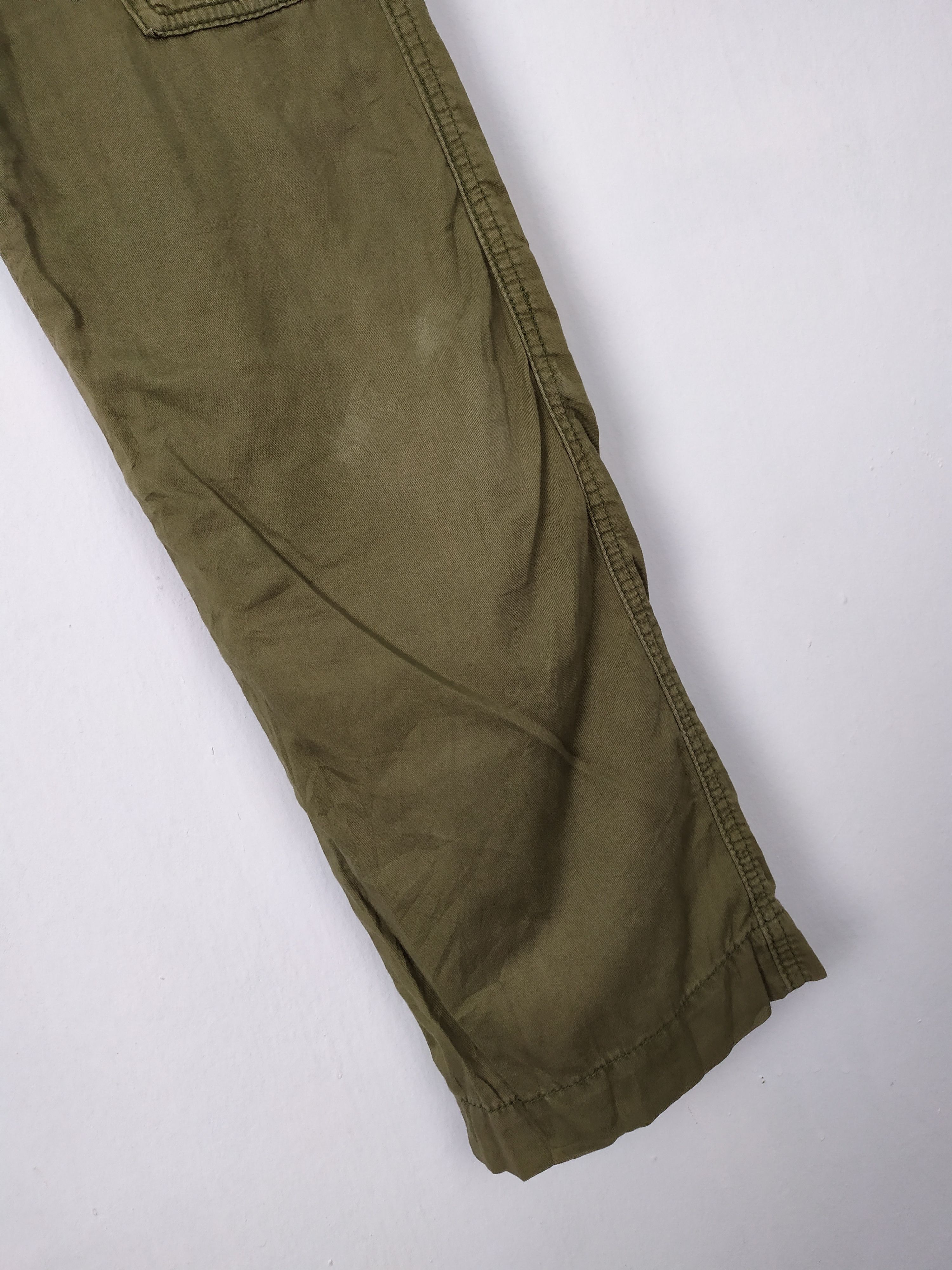 Japanese Brand JAPANES BRAND LIFE GOES ON FADED CARGO PANTS Size US 27 - 7 Thumbnail