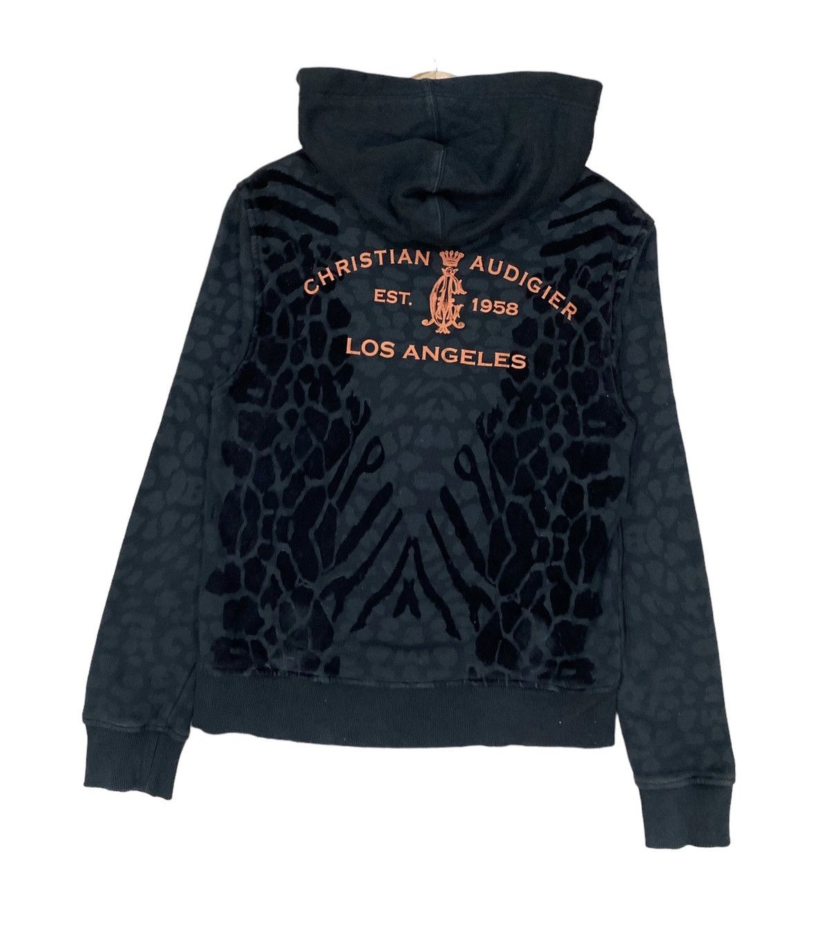 Ed Hardy 🌟CHRISTIAN AUDIGIER OVERPRINT SCALES PULLOVER HOODIE Size US S / EU 44-46 / 1 - 4 Thumbnail