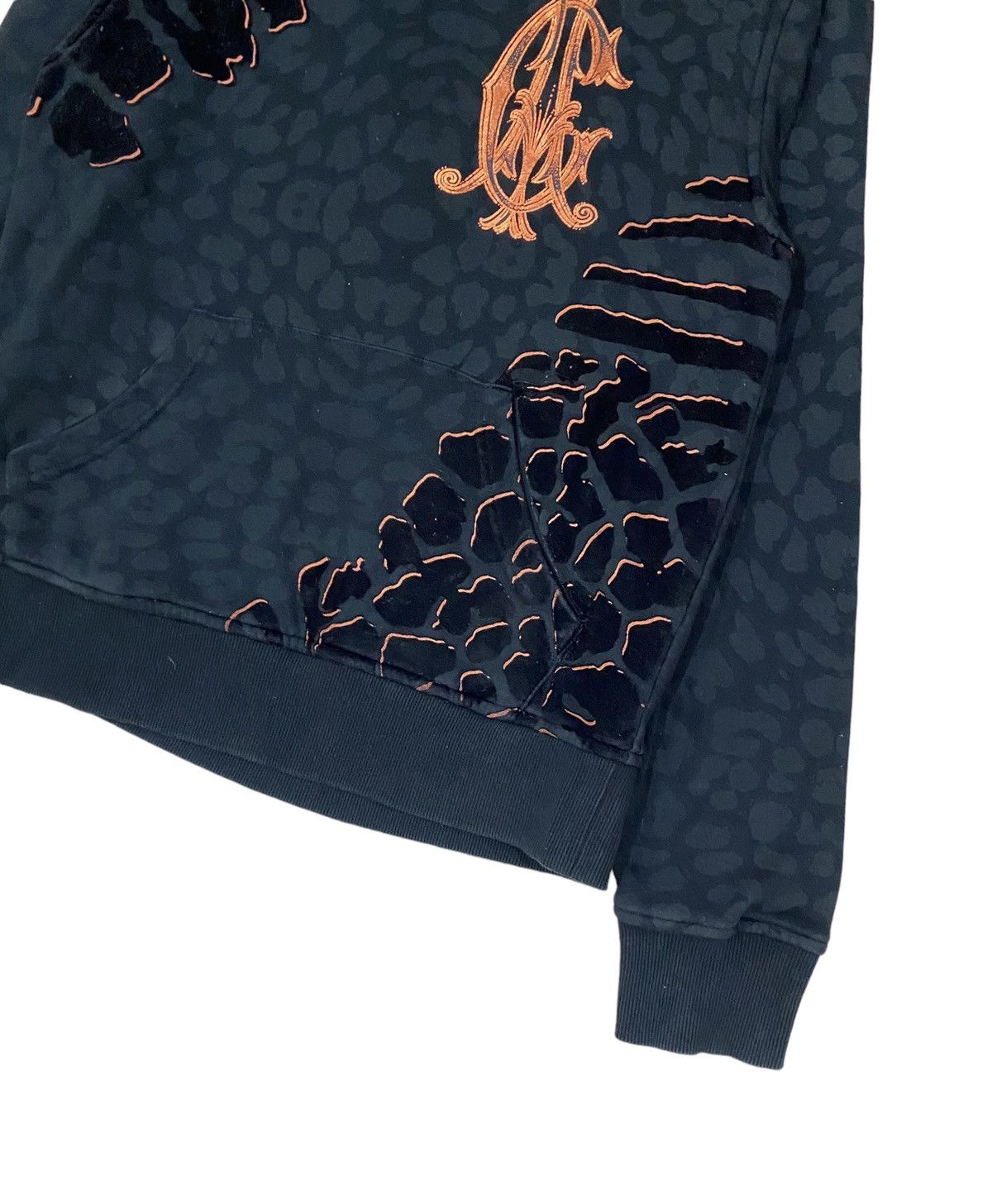 Ed Hardy 🌟CHRISTIAN AUDIGIER OVERPRINT SCALES PULLOVER HOODIE Size US S / EU 44-46 / 1 - 6 Thumbnail