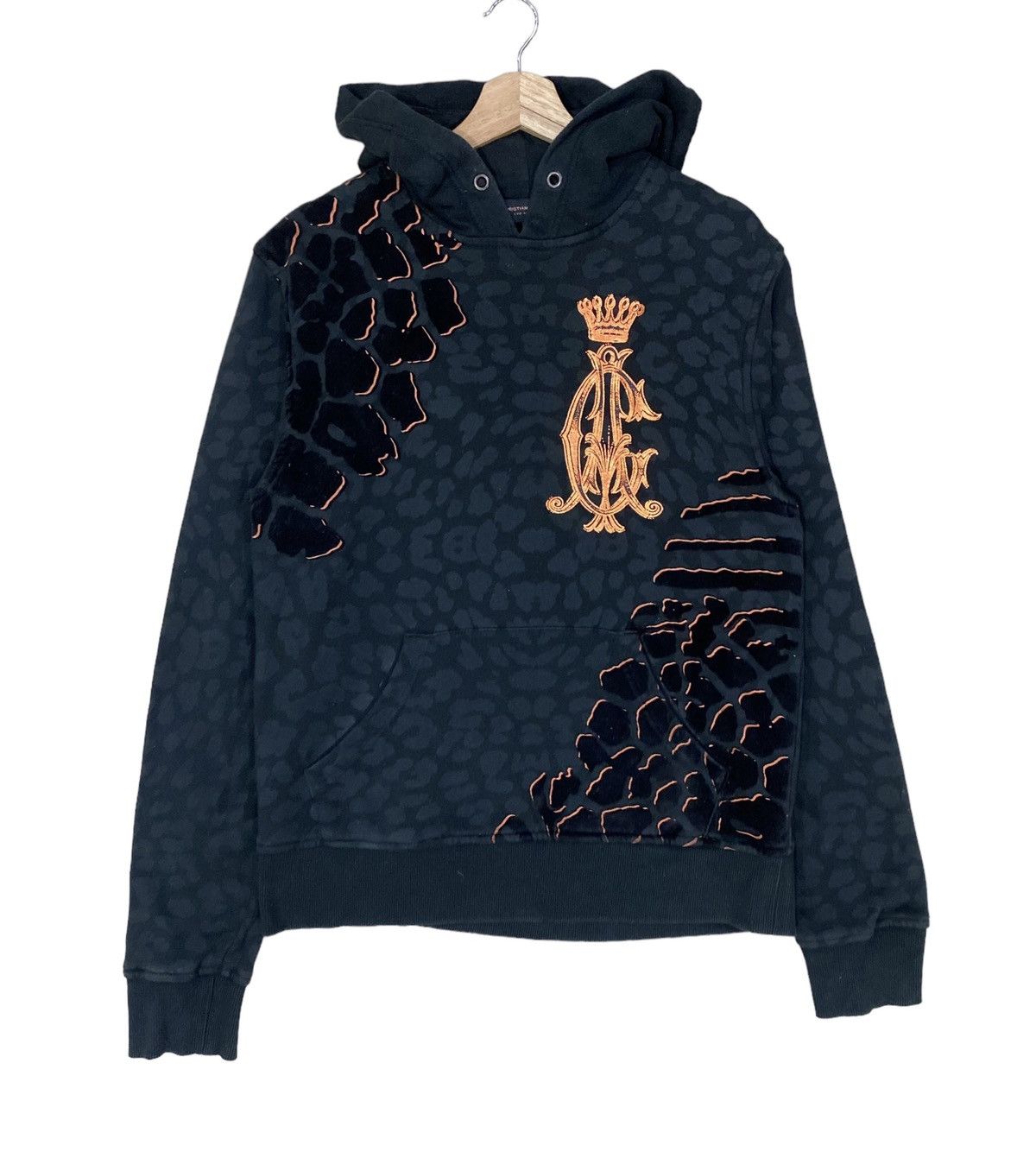 Ed Hardy 🌟CHRISTIAN AUDIGIER OVERPRINT SCALES PULLOVER HOODIE Size US S / EU 44-46 / 1 - 1 Thumbnail