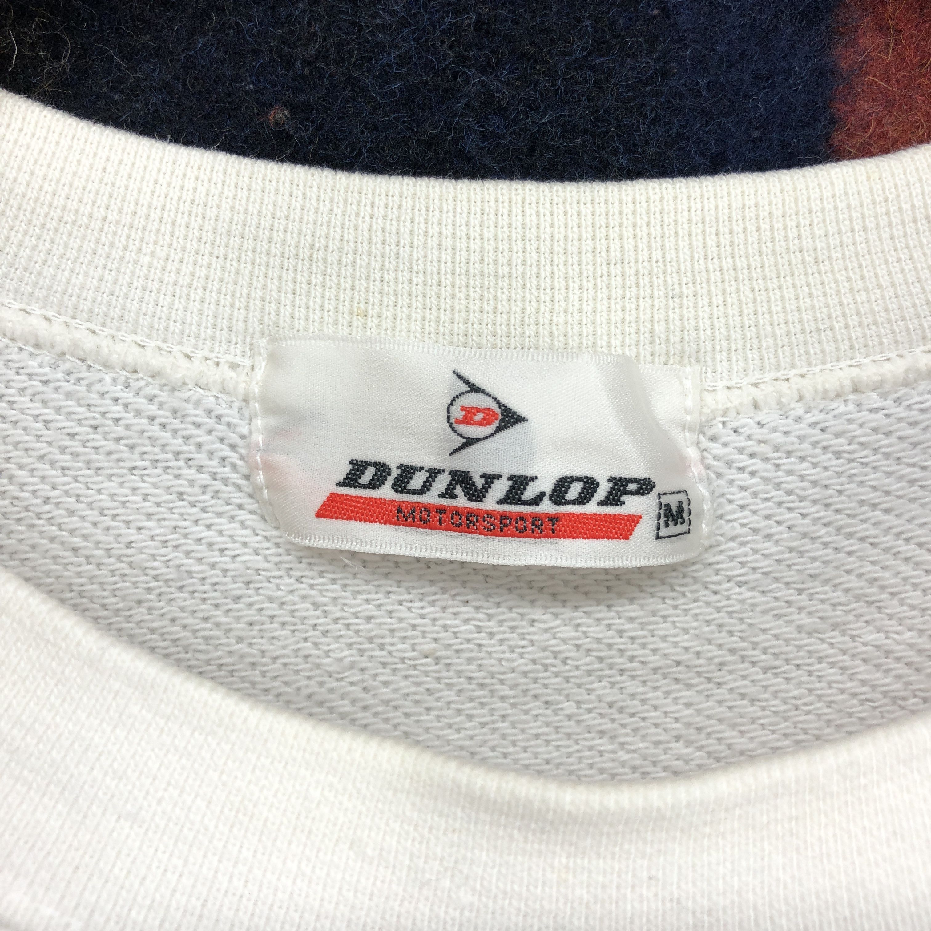 Dunlop 90s Vintage DUNLOP MOTORSPORT Sweatshirt #0301/N Size US S / EU 44-46 / 1 - 7 Thumbnail